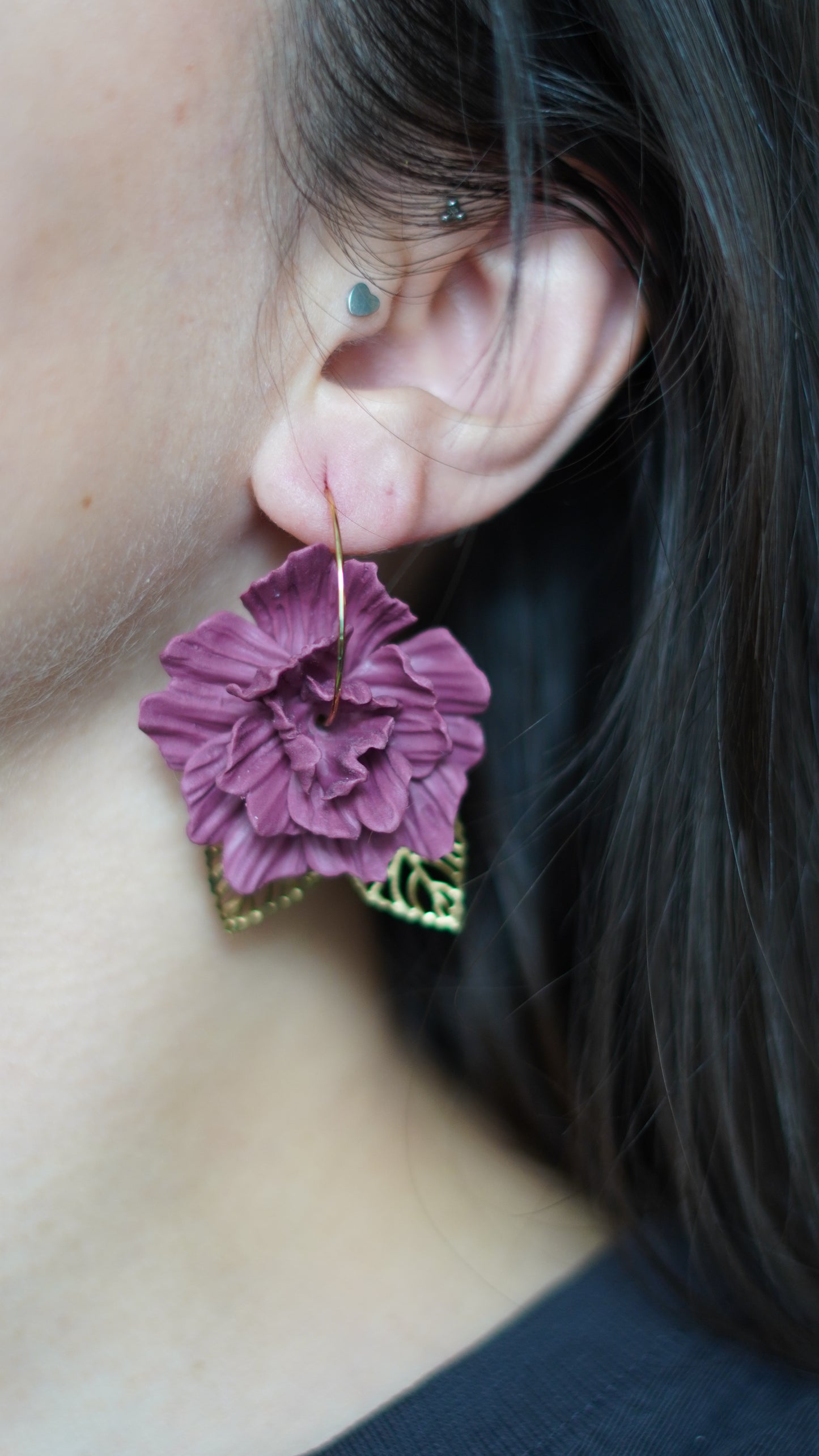 CAPUCINE | Boucles d'oreilles en argile polymère