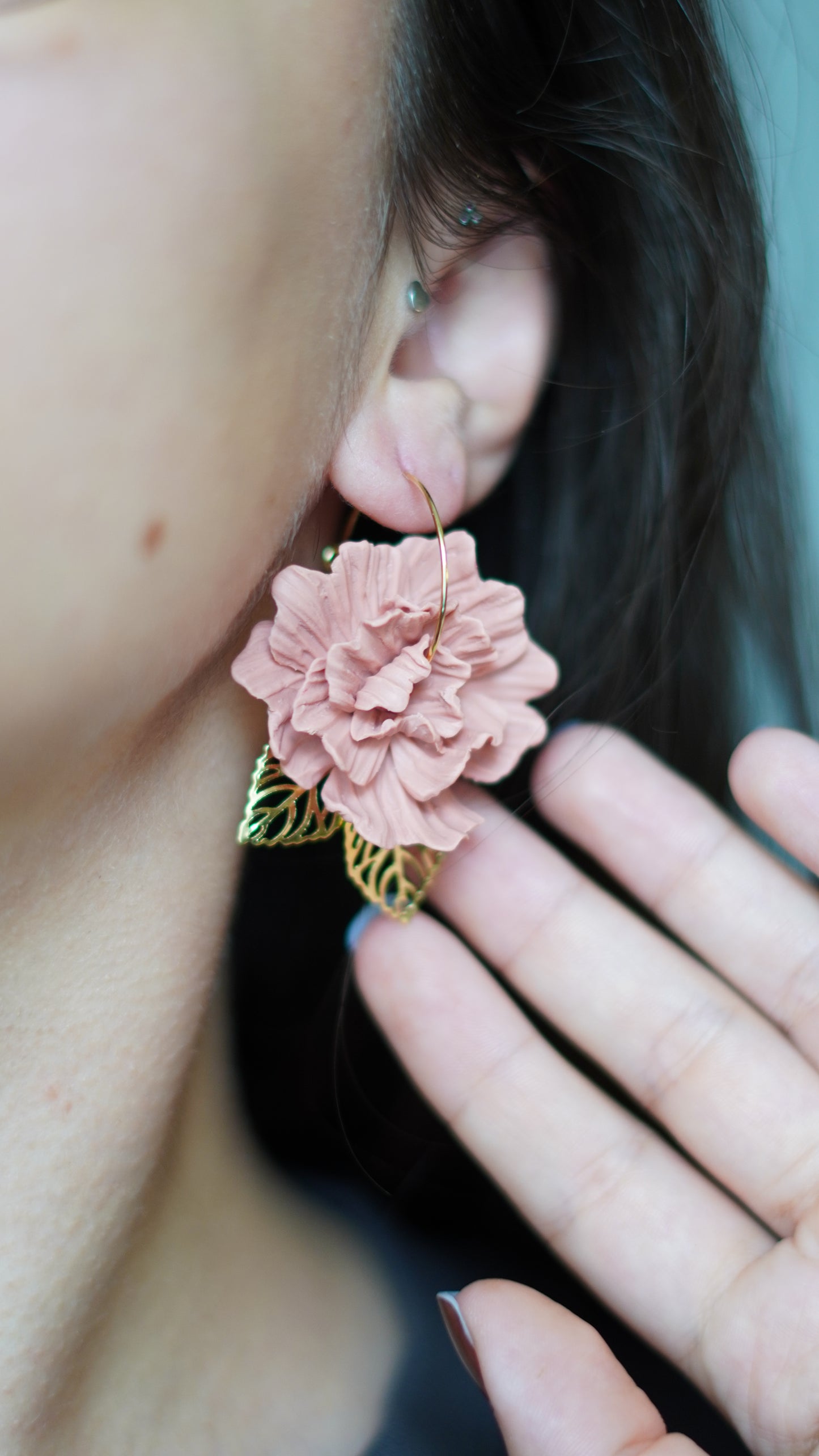 CAPUCINE | Boucles d'oreilles en argile polymère