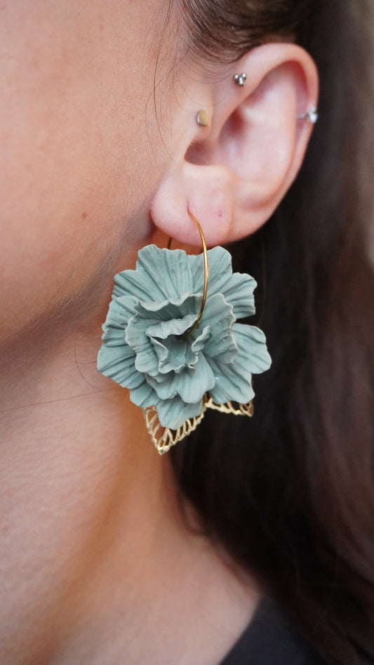 CAPUCINE | Boucles d'oreilles en argile polymère