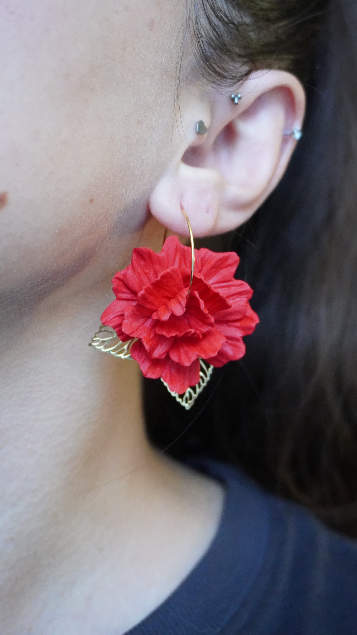 CAPUCINE | Boucles d'oreilles en argile polymère