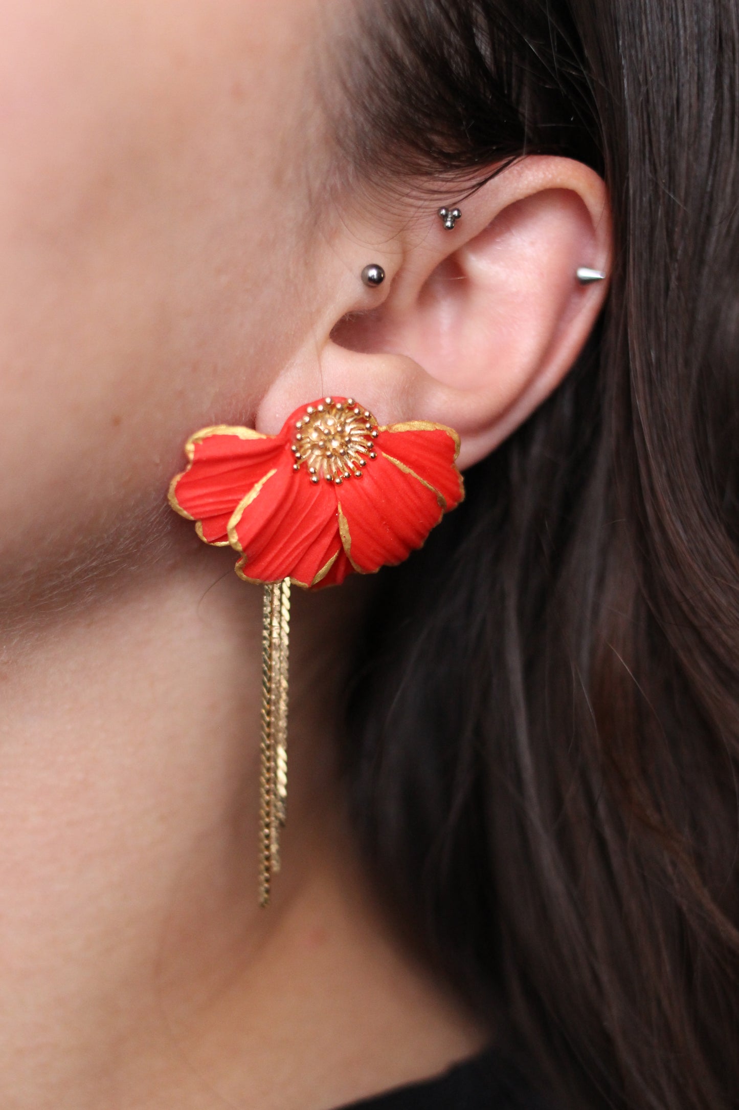 APRIL | Boucles d'oreilles en argile polymère