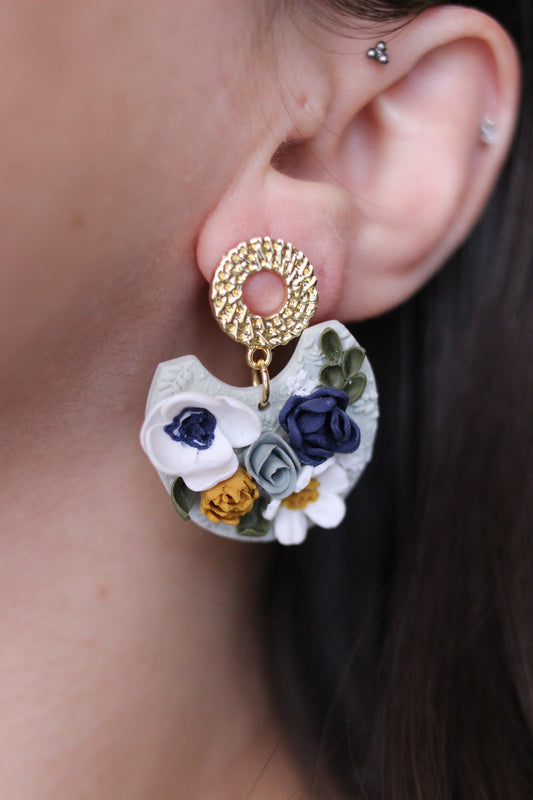 EDEN | Boucles d'oreilles en argile polymère