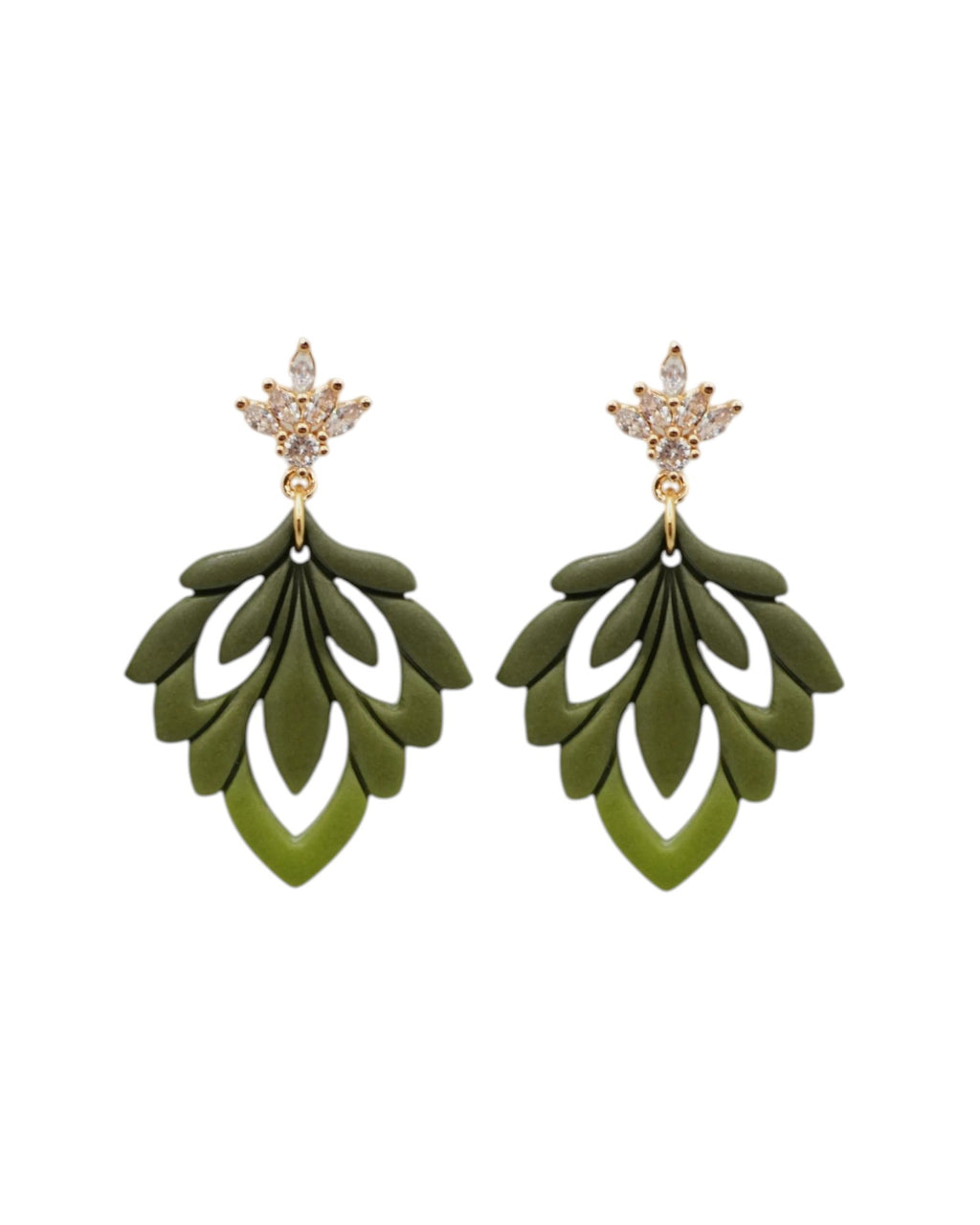 AMBRE | Boucles d'oreilles en argile polymère