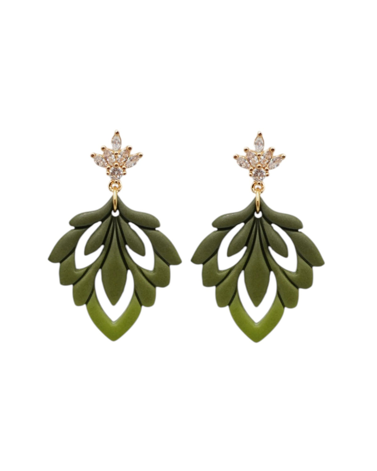 AMBRE | Boucles d'oreilles en argile polymère