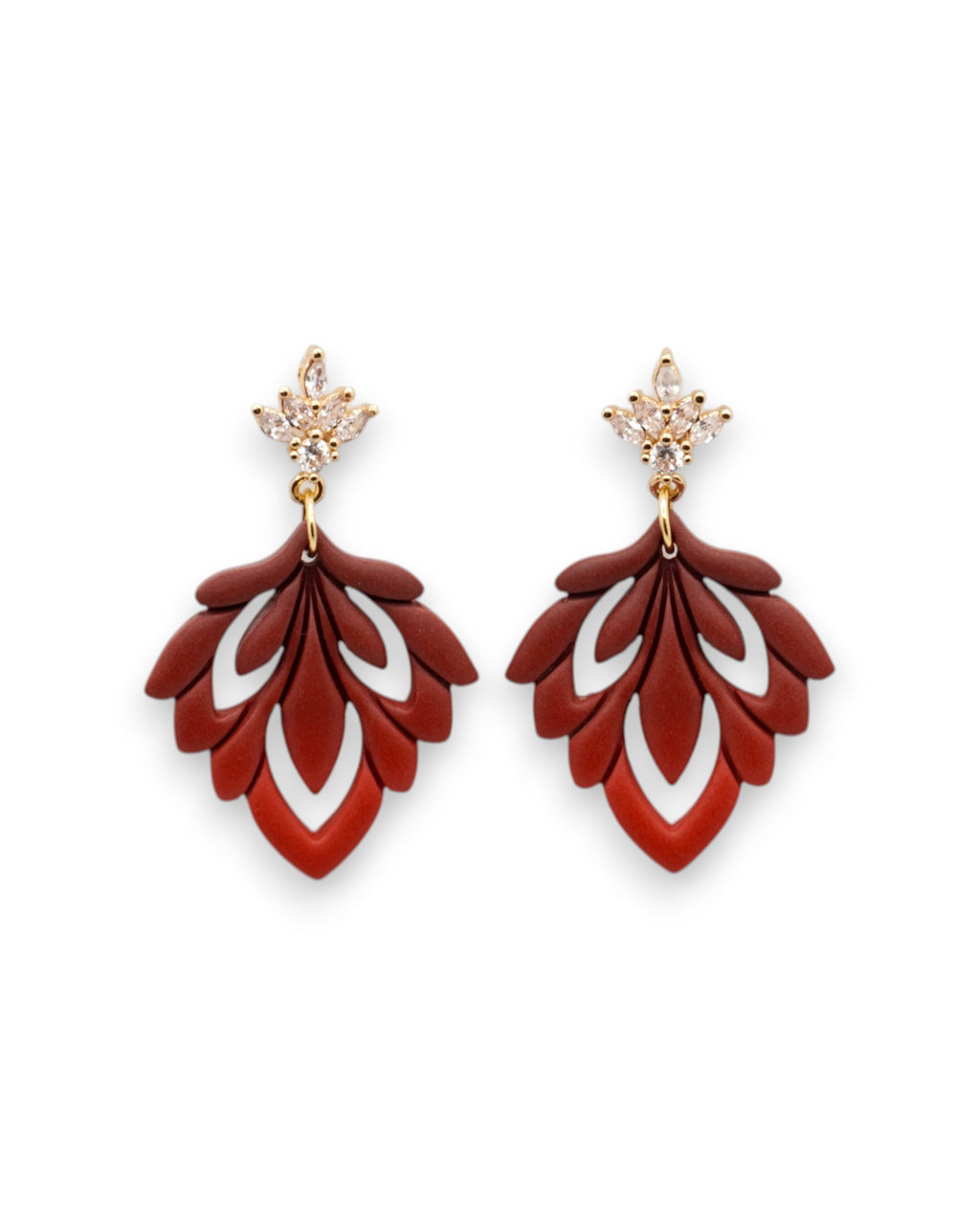 AMBRE | Boucles d'oreilles en argile polymère