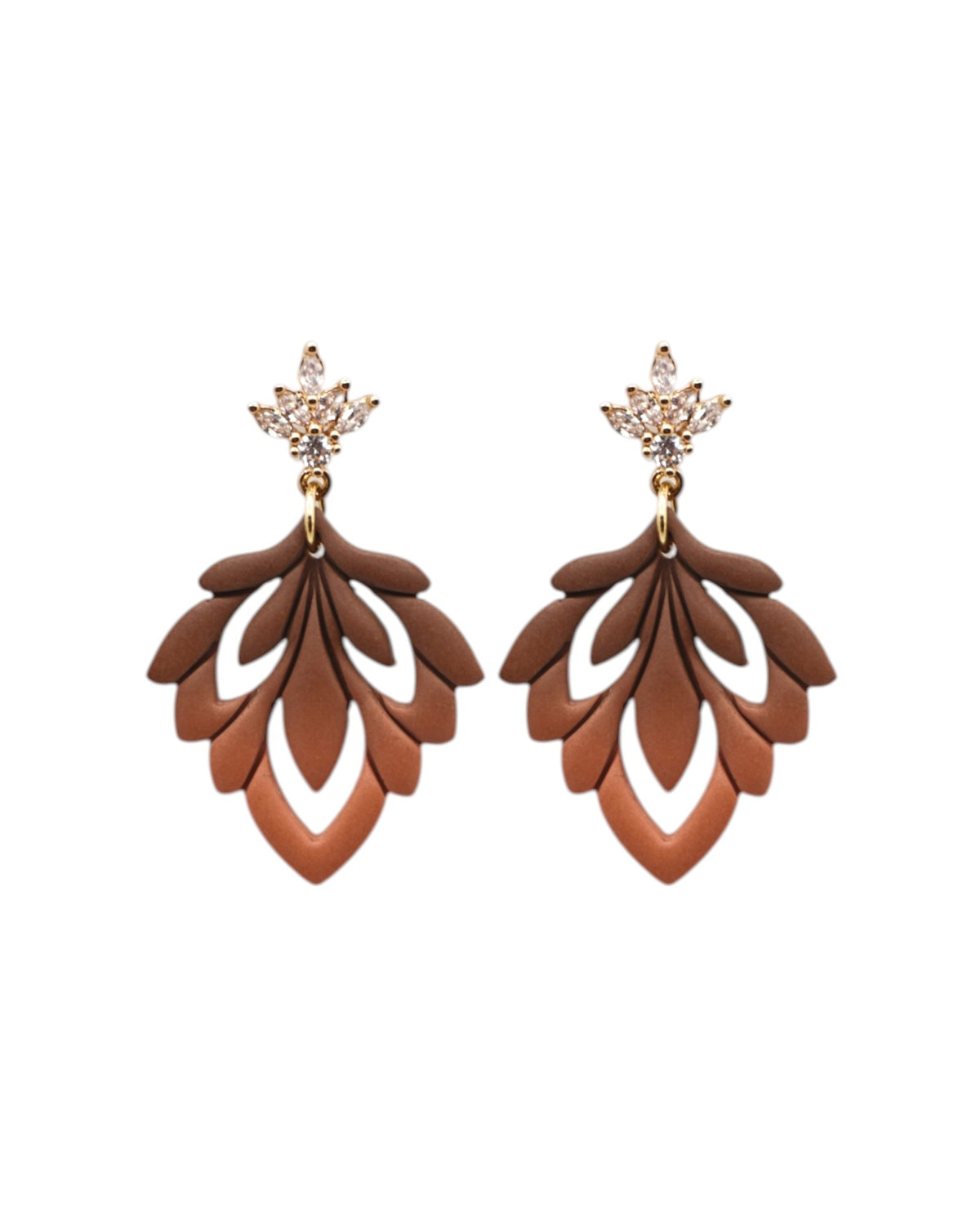 AMBRE | Boucles d'oreilles en argile polymère