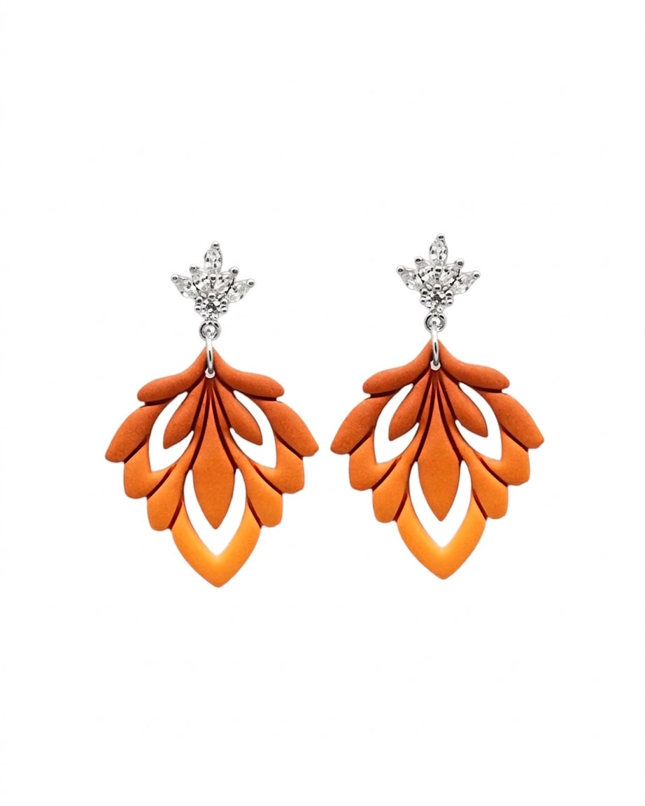 AMBRE | Boucles d'oreilles en argile polymère