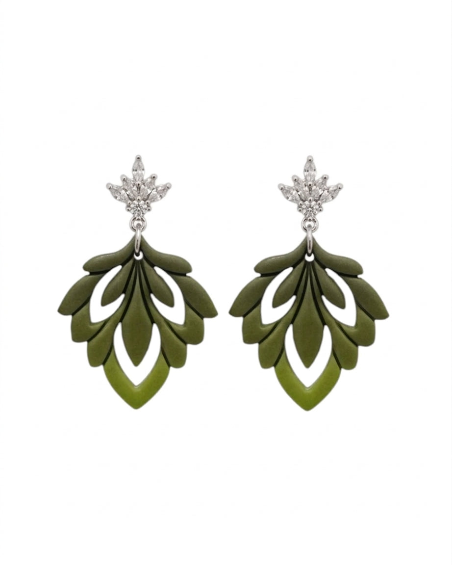 AMBRE | Boucles d'oreilles en argile polymère