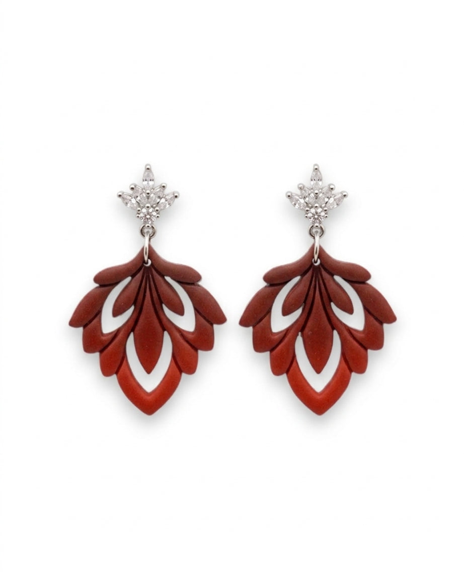 AMBRE | Boucles d'oreilles en argile polymère