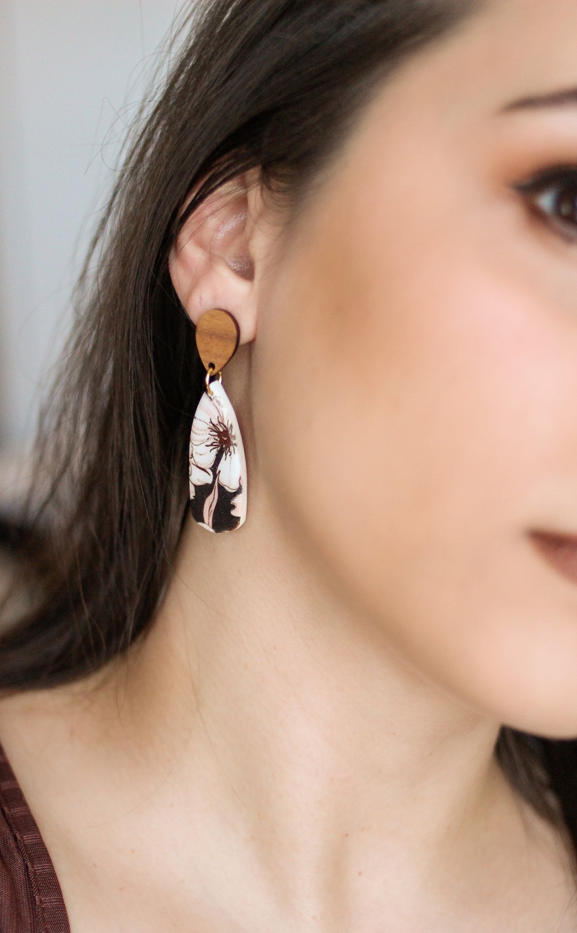 CHLOÉ | Boucles d'oreilles en argile polymère