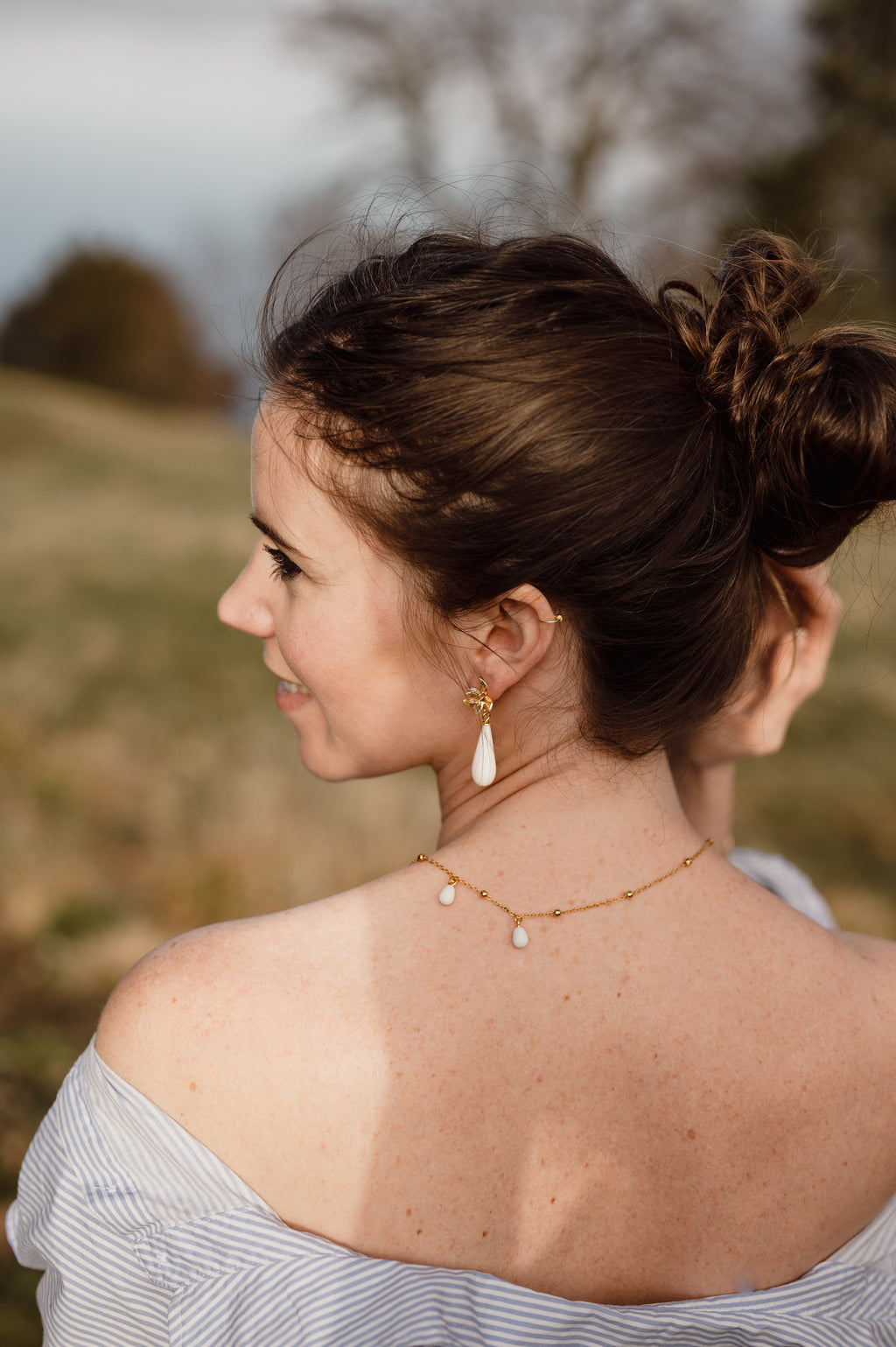 JULIE | Boucles d'oreilles en argile polymère