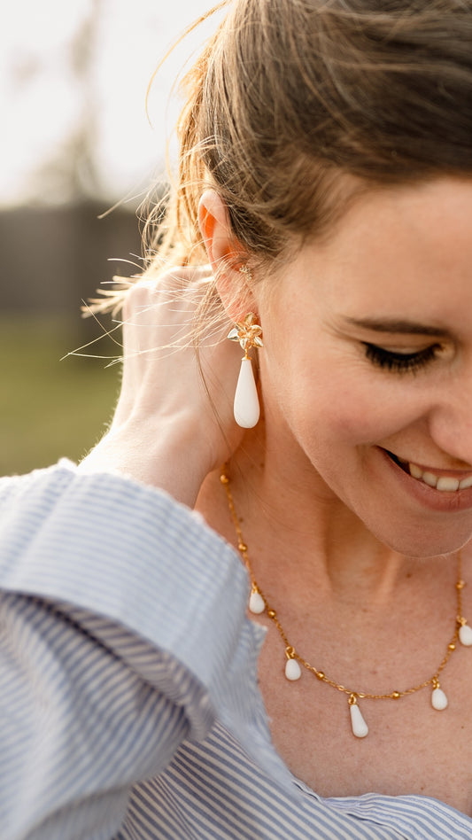 JULIE | Boucles d'oreilles en argile polymère