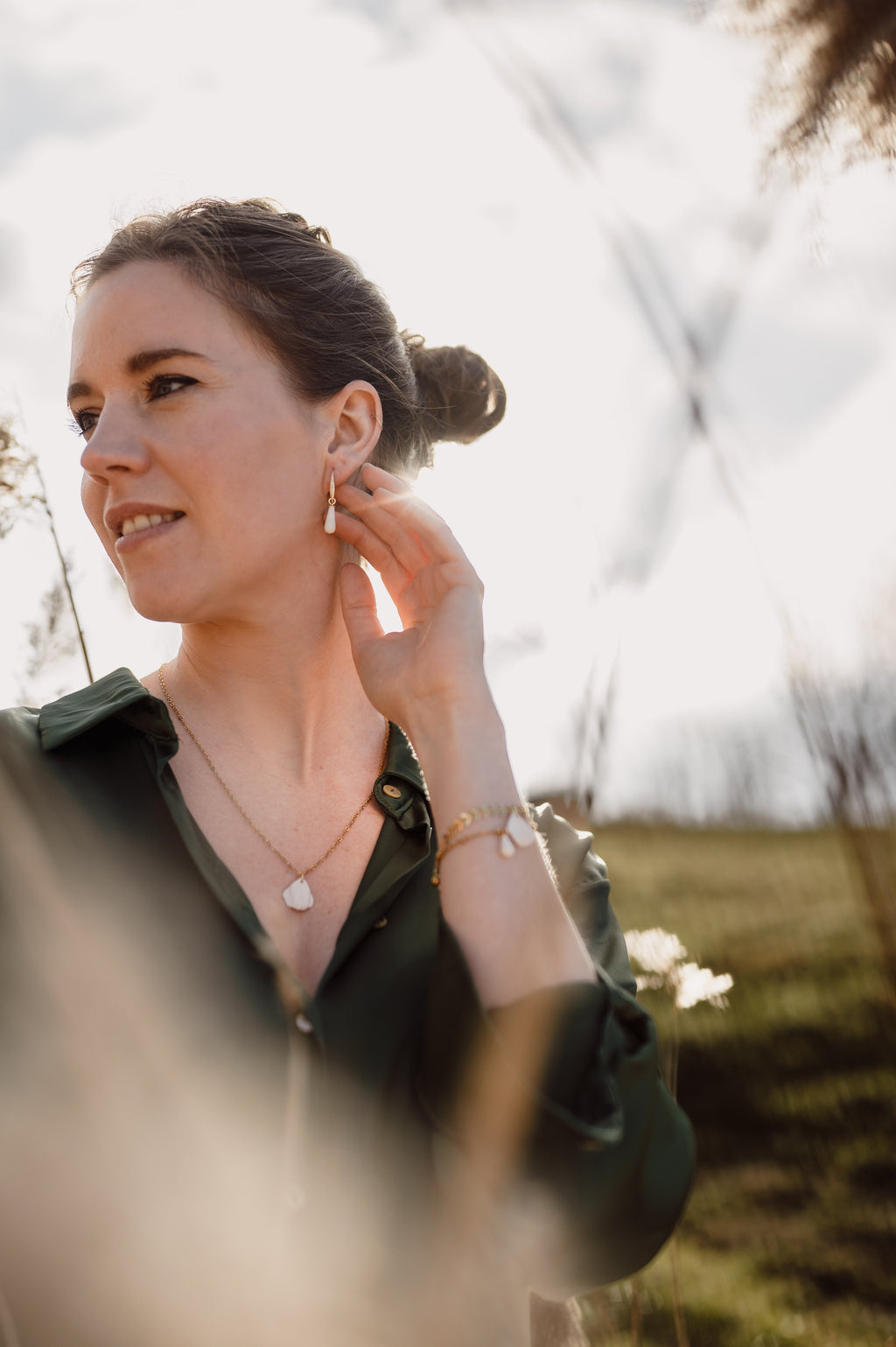 VIRGINIE | Boucles d'oreilles en argile polymère