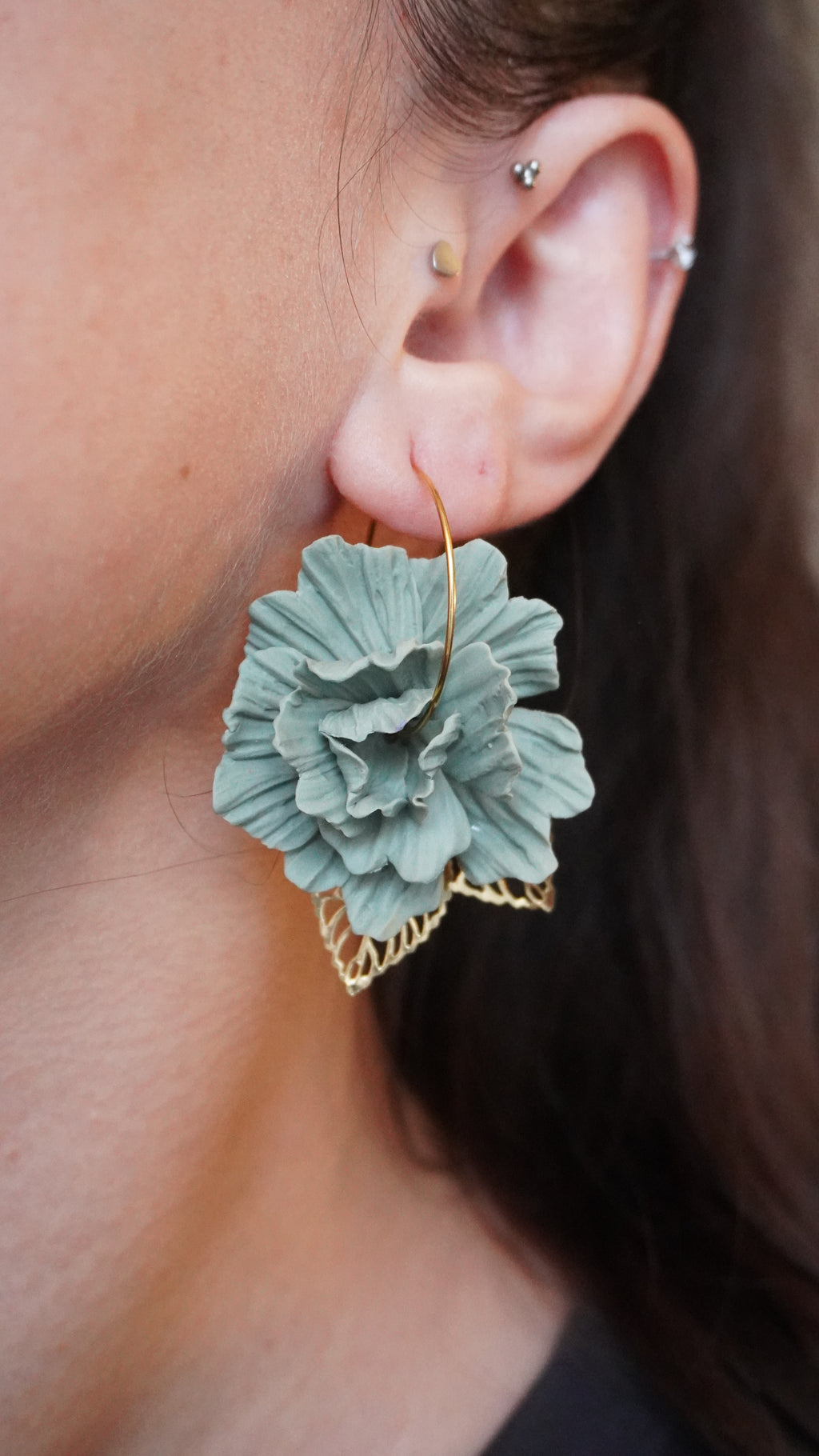 CAPUCINE | Boucles d'oreilles en argile polymère