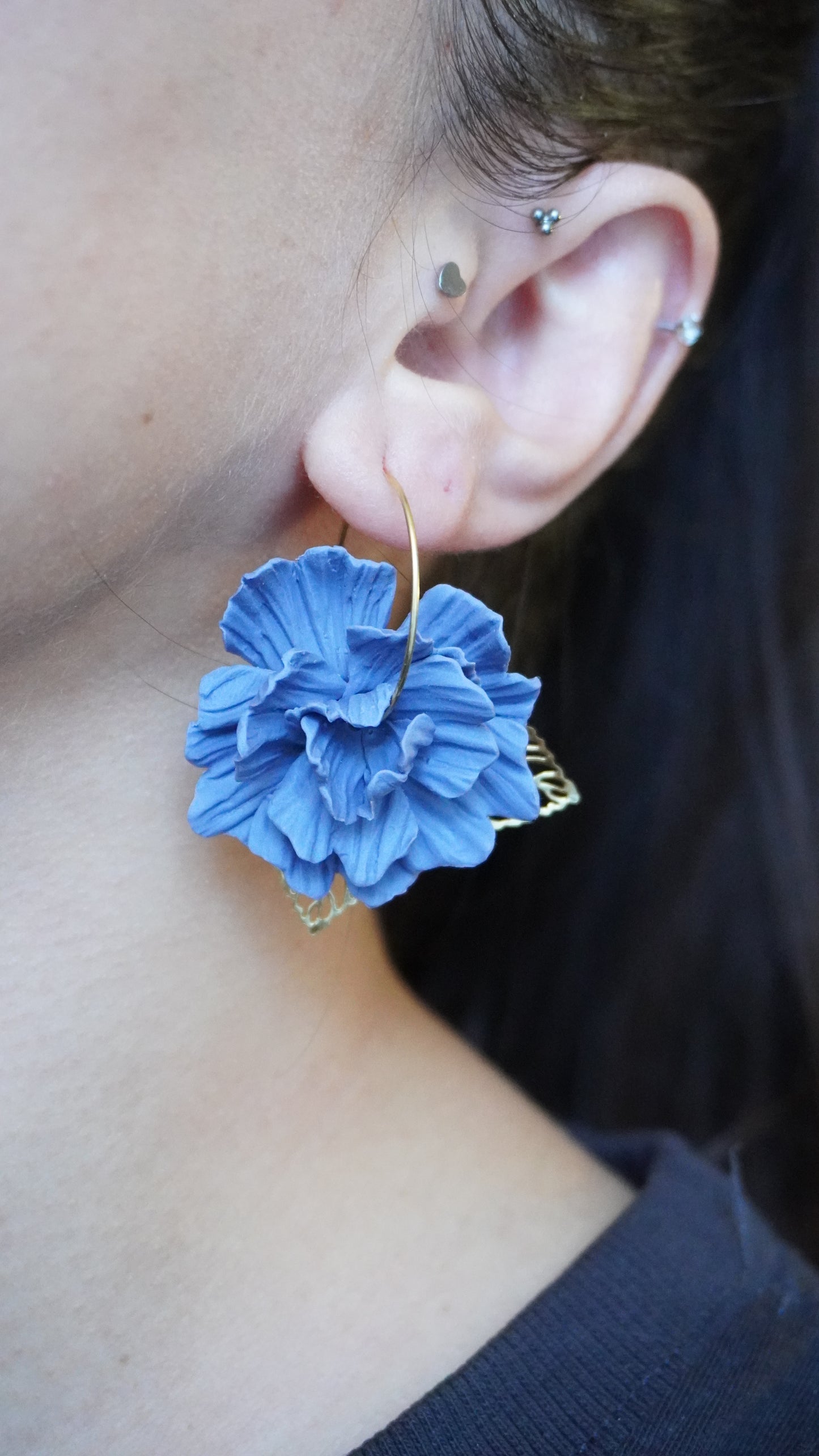 CAPUCINE | Boucles d'oreilles en argile polymère