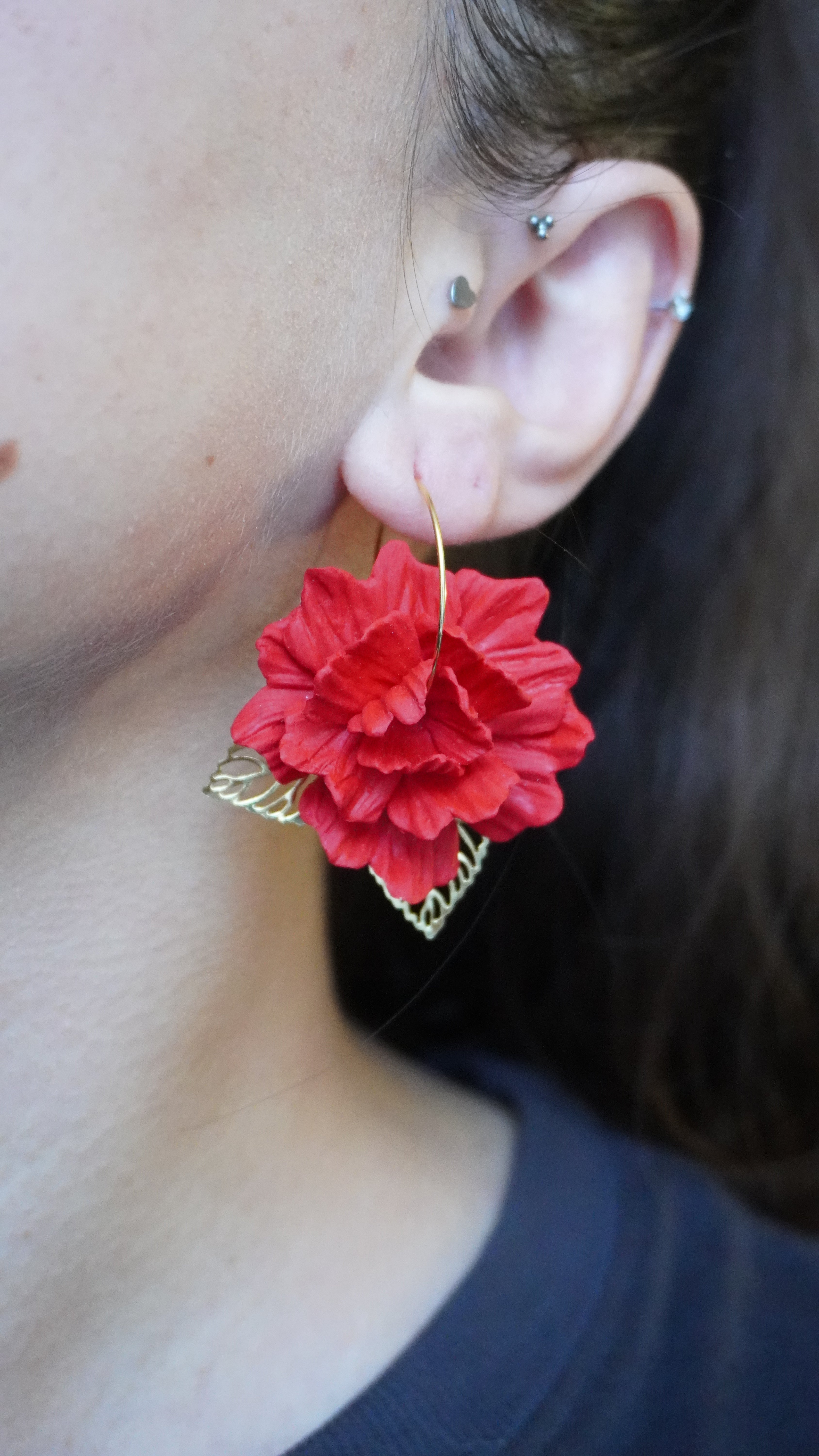 CAPUCINE | Boucles d'oreilles en argile polymère