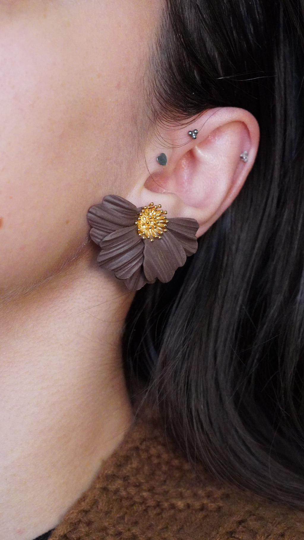 APRIL version clips | Boucles d'oreilles attache clipsable