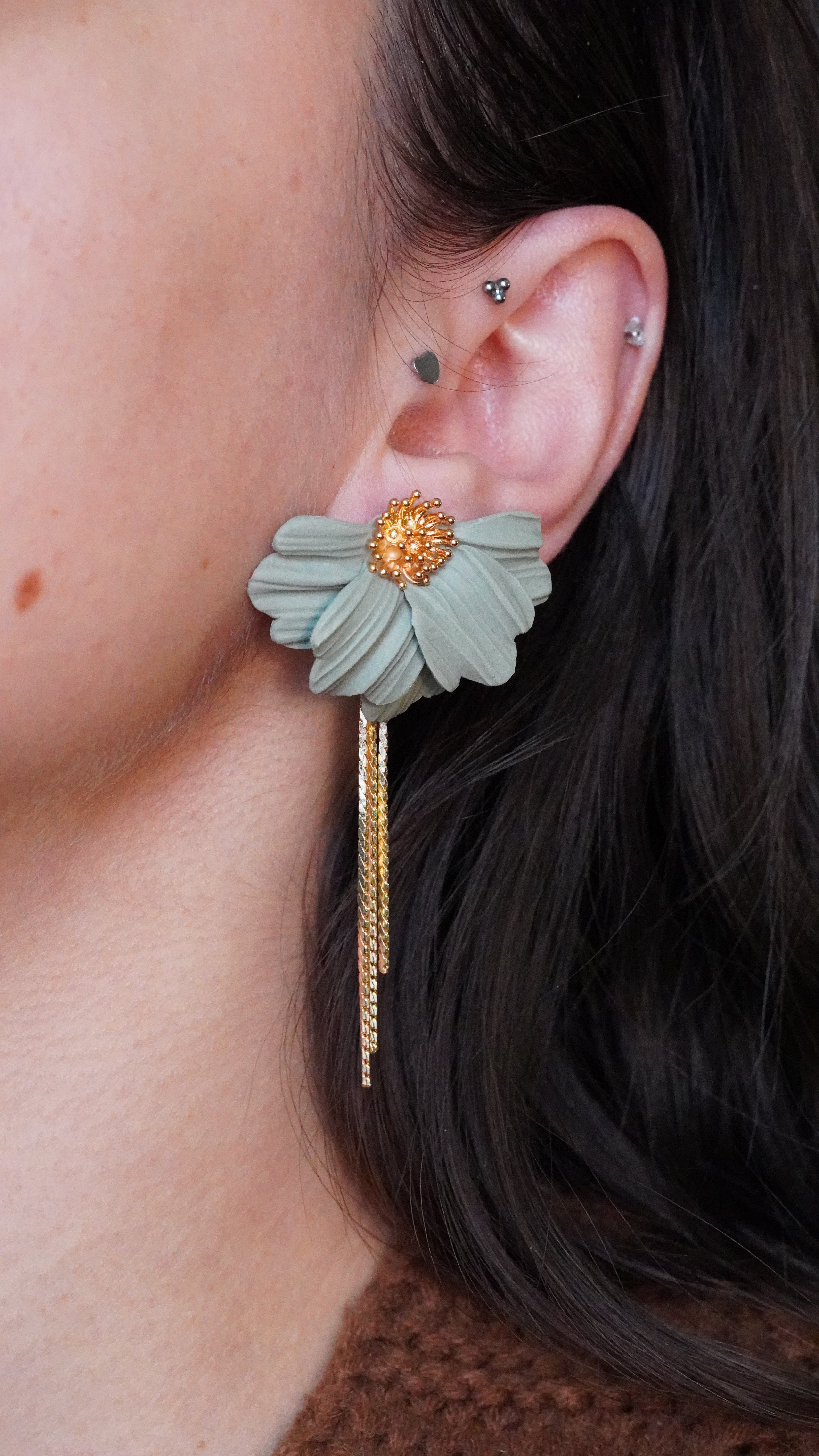 APRIL version clips | Boucles d'oreilles attache clipsable