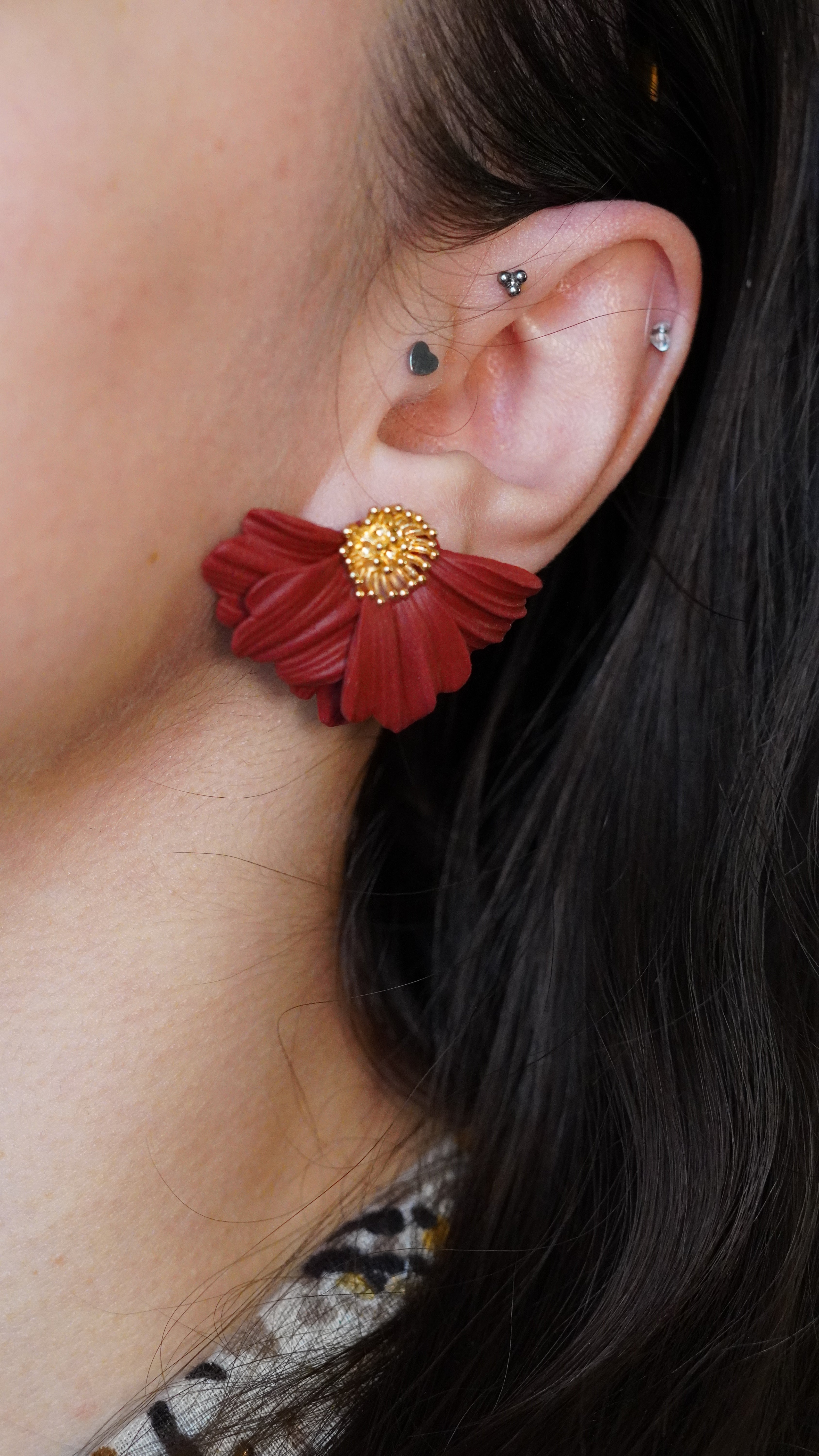 APRIL version clips | Boucles d'oreilles attache clipsable