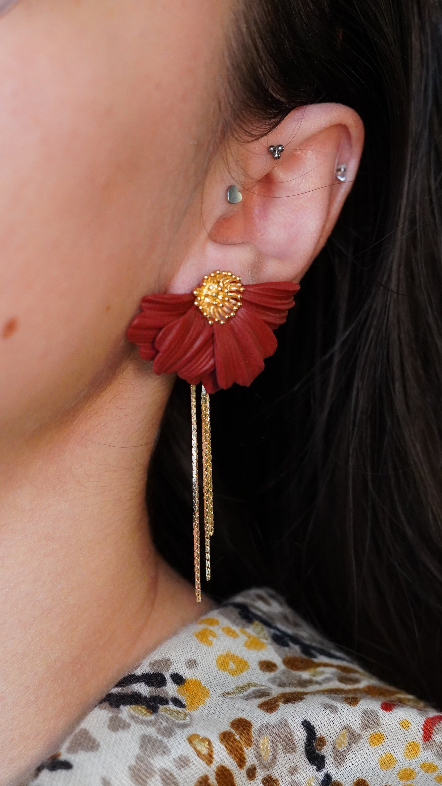 APRIL 2 | Boucles d'oreilles en argile polymère