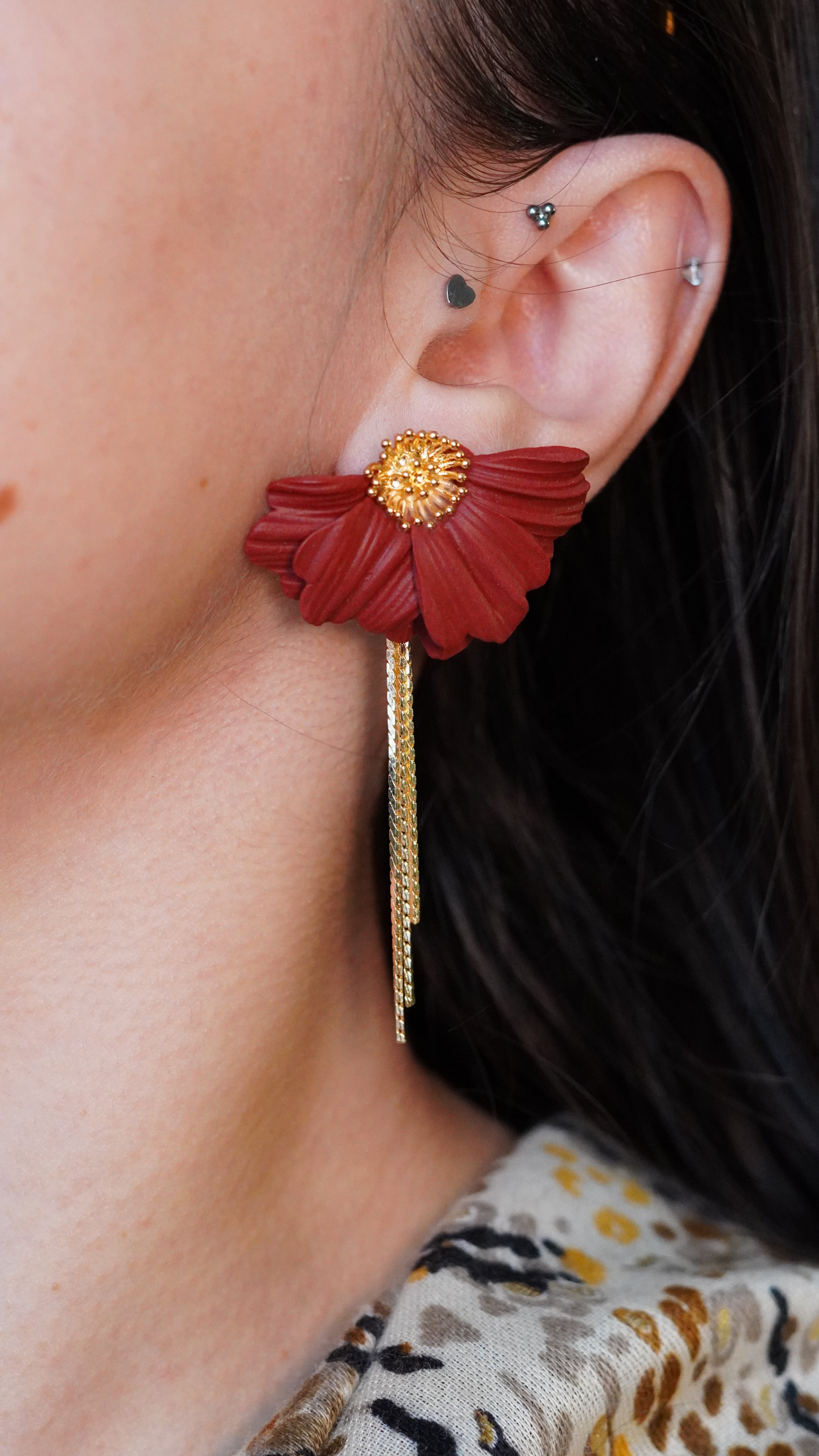 APRIL | Boucles d'oreilles en argile polymère