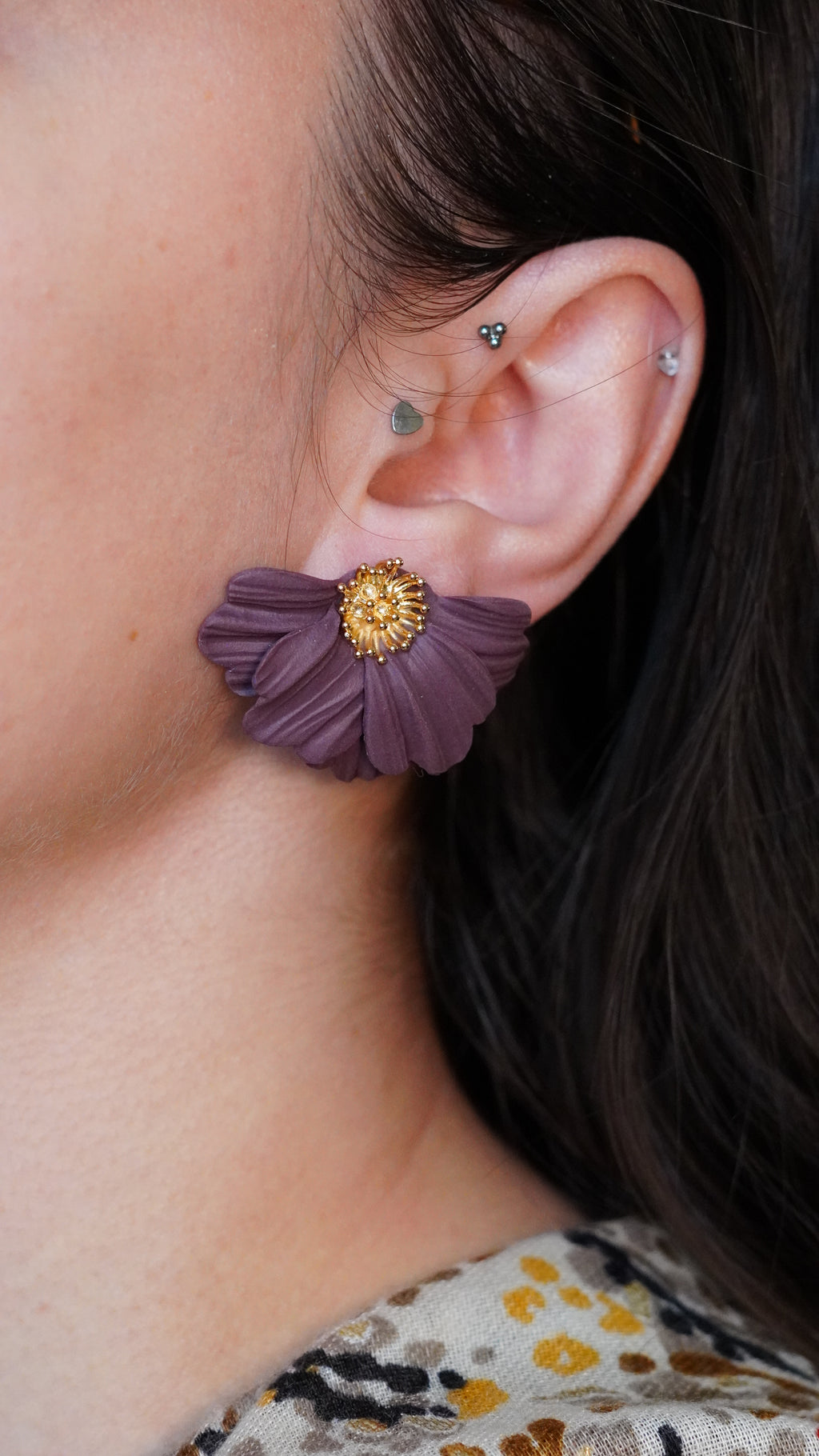 APRIL | Boucles d'oreilles en argile polymère