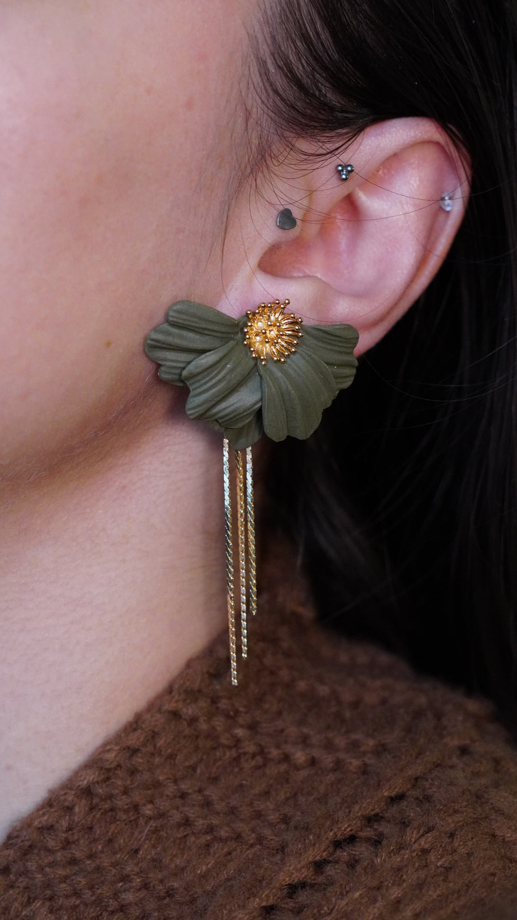 APRIL | Boucles d'oreilles en argile polymère