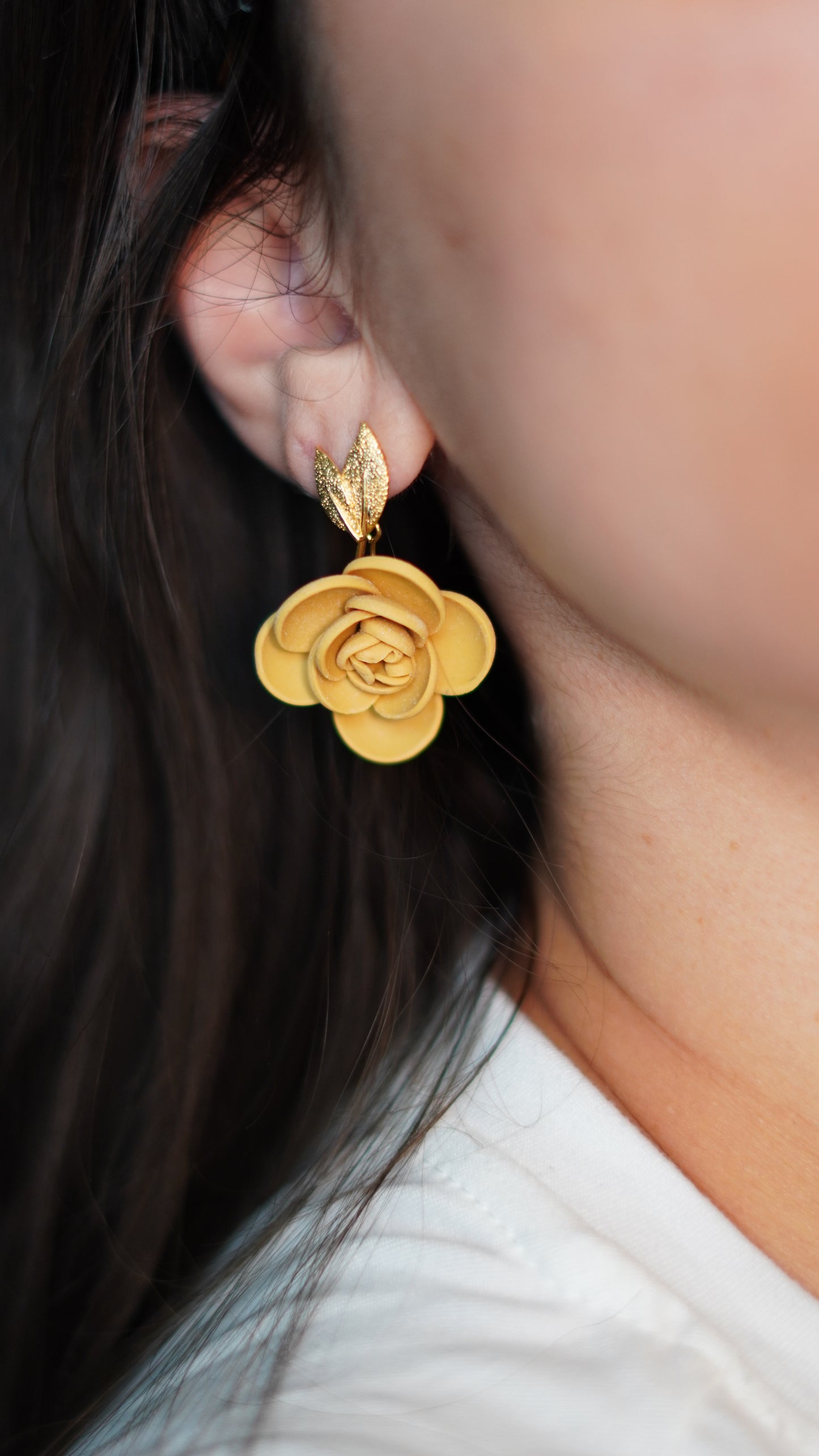 VALENTINE | Boucles d'oreilles en argile polymère