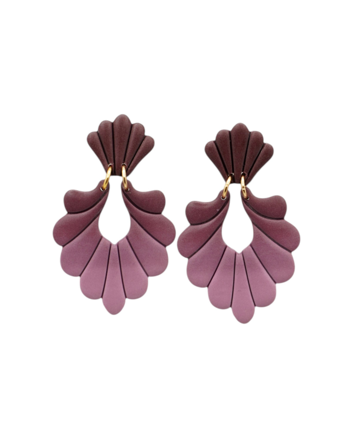 SIENNA | Boucles d'oreilles en argile polymère