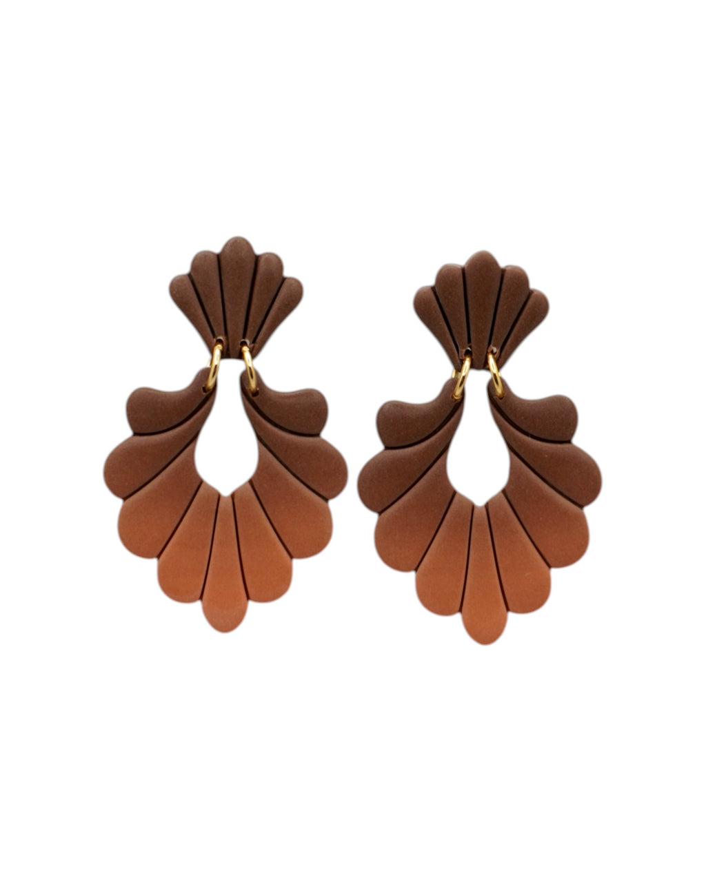 SIENNA | Boucles d'oreilles en argile polymère