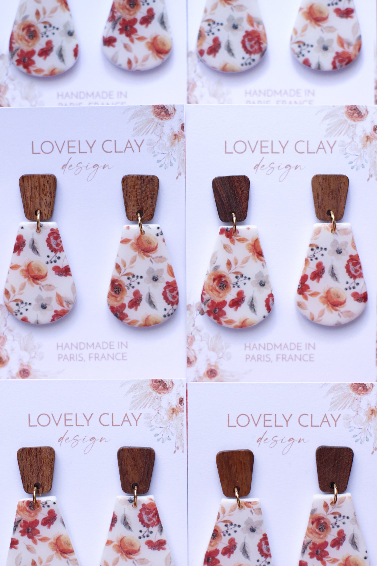 EVERLY | Boucles d'oreilles en argile polymère