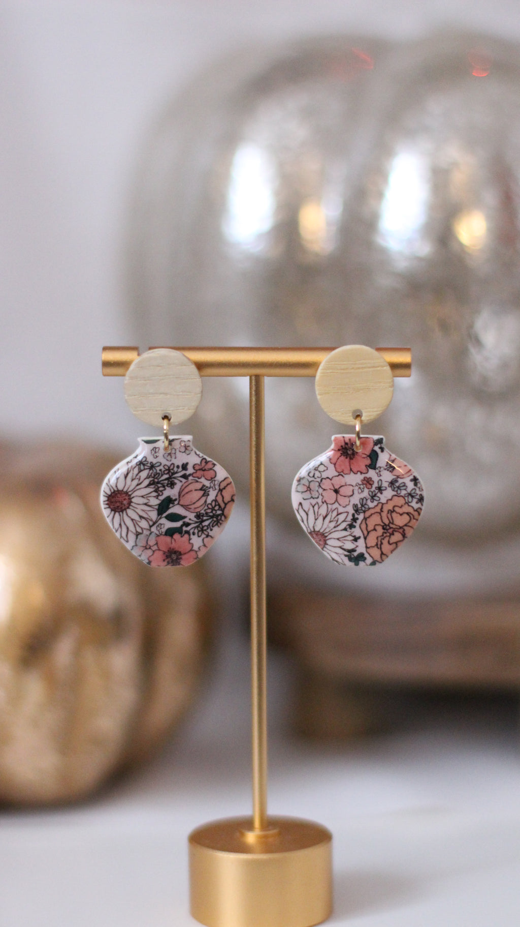 LÉNA | Boucles d'oreilles en argile polymère