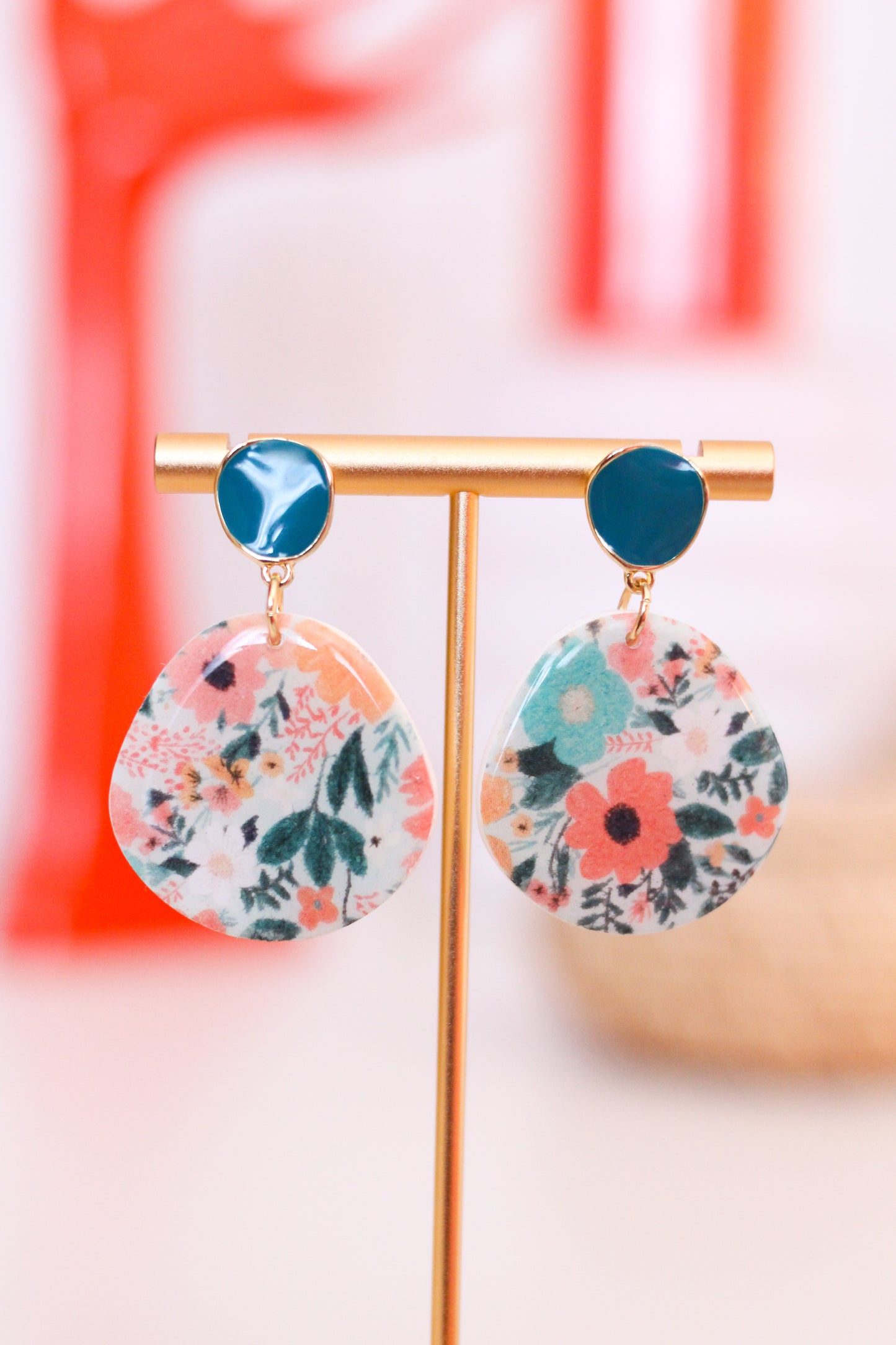 POPPY | Boucles d'oreilles en argile polymère