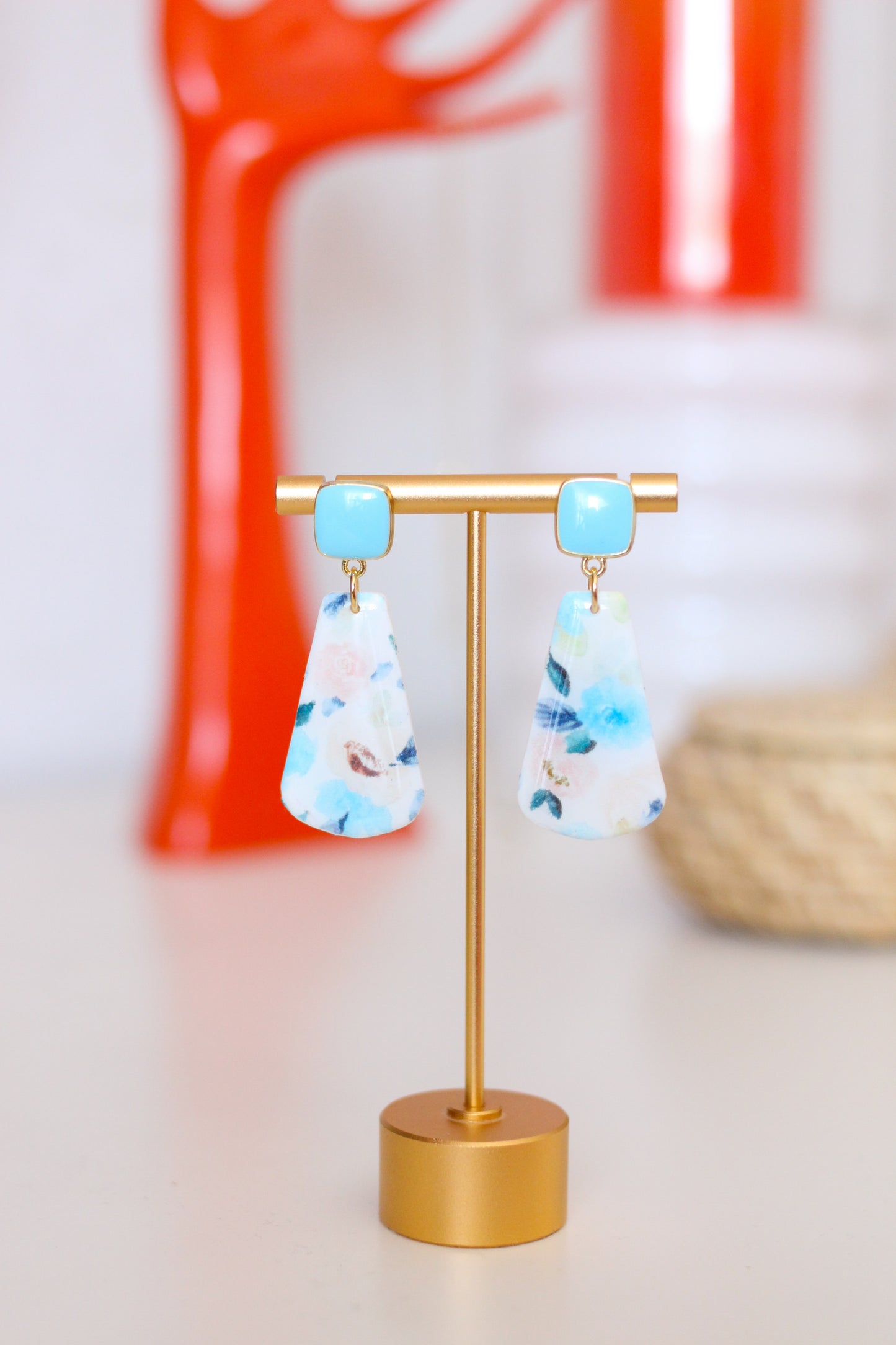 IRIS | Boucles d'oreilles en argile polymère