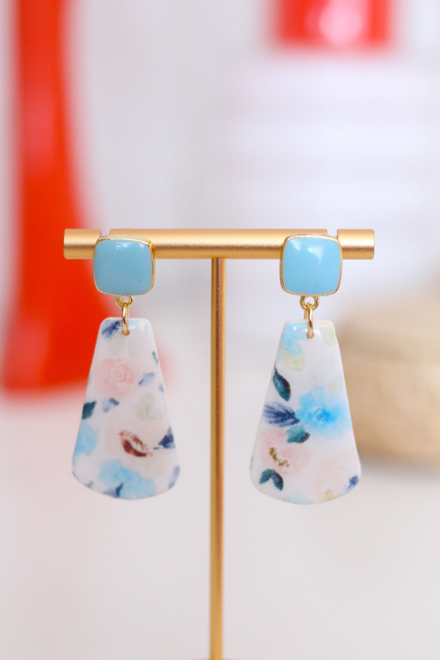 IRIS | Boucles d'oreilles en argile polymère