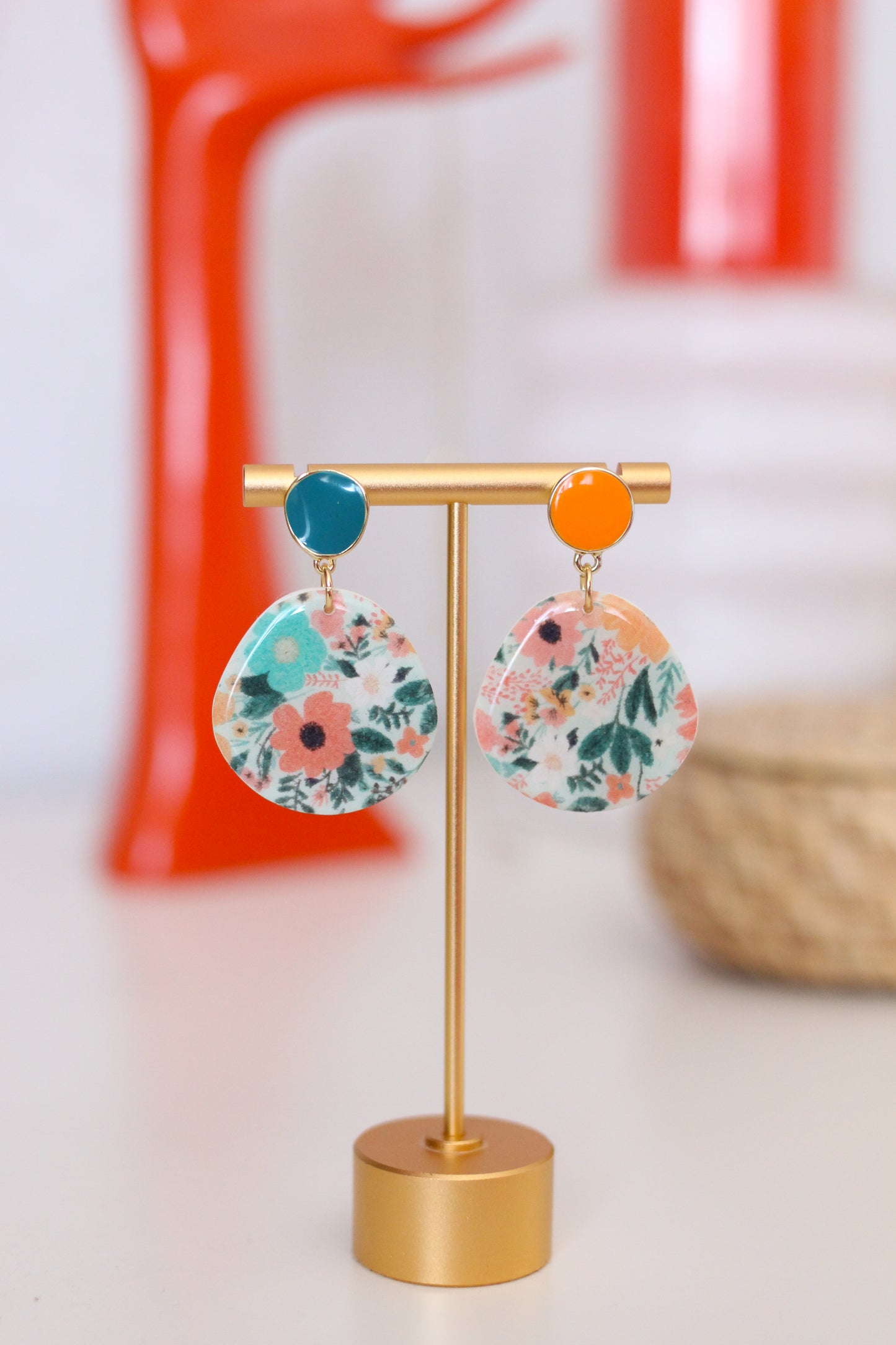 POPPY | Boucles d'oreilles en argile polymère