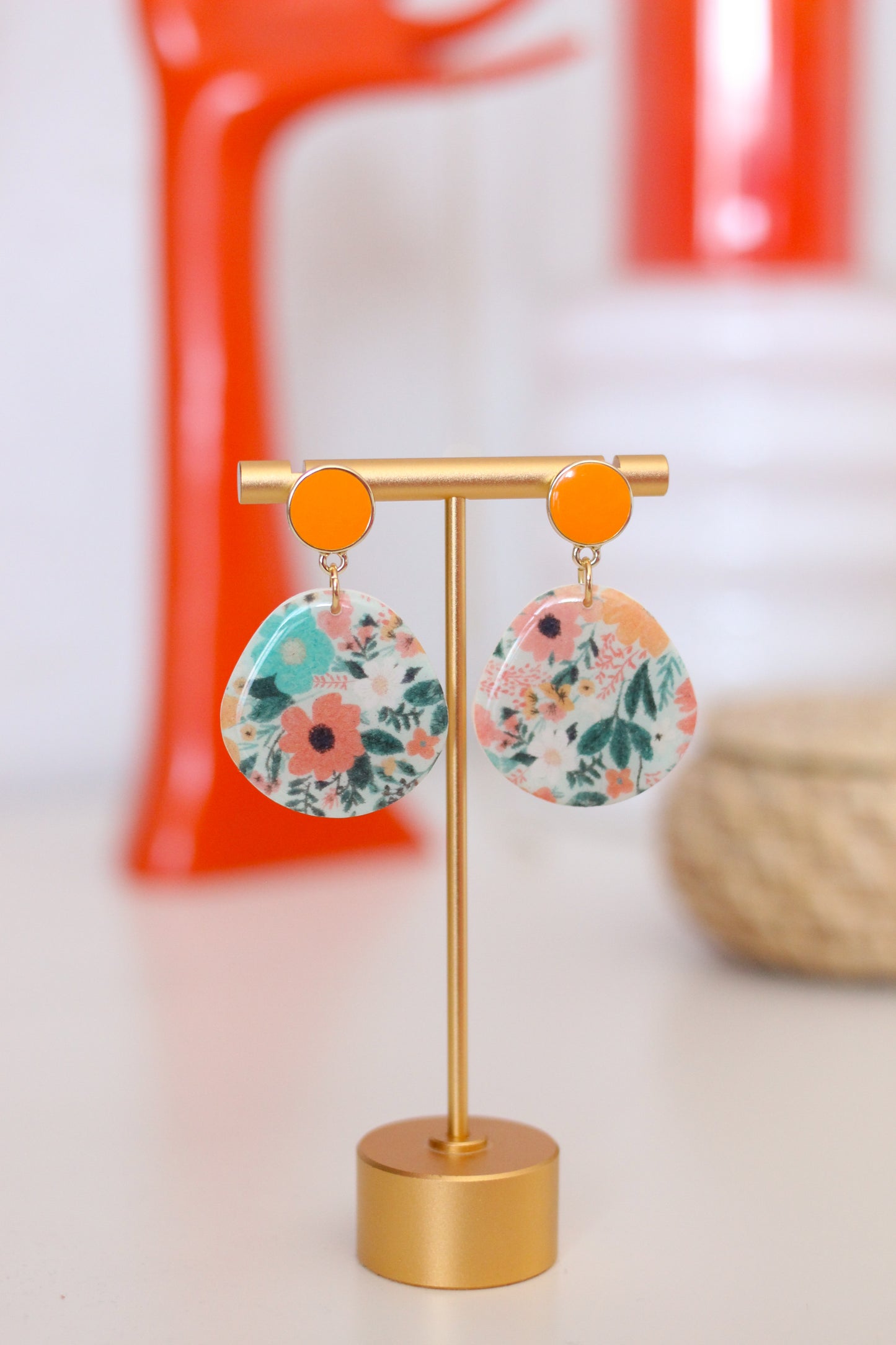 POPPY | Boucles d'oreilles en argile polymère