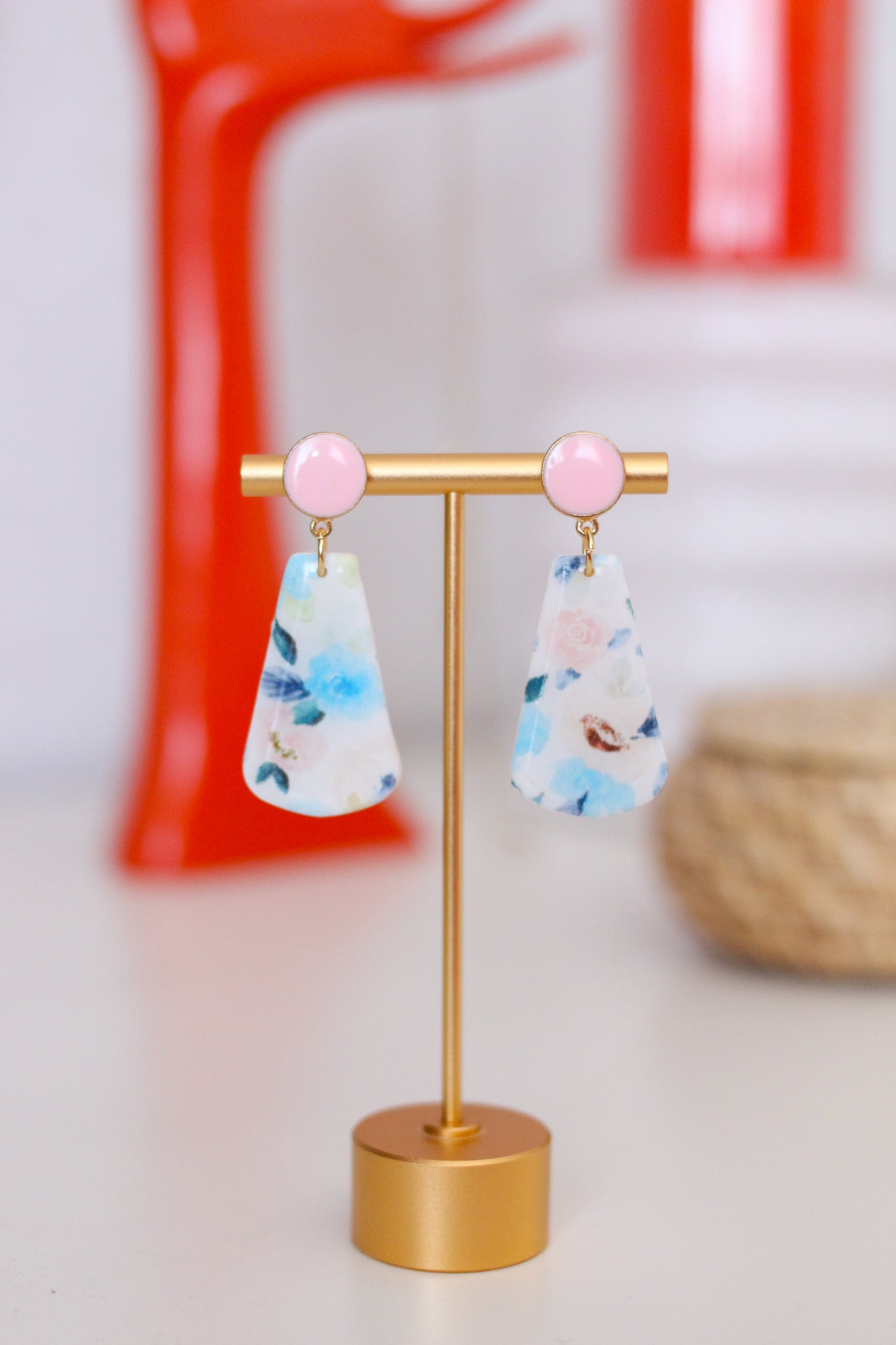 IRIS | Boucles d'oreilles en argile polymère