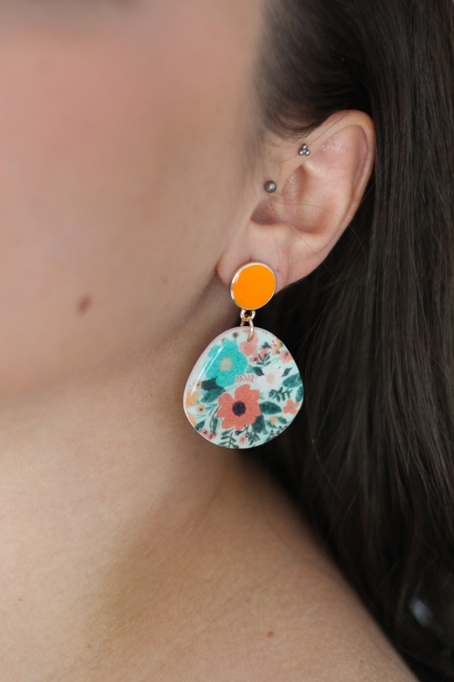 POPPY | Boucles d'oreilles en argile polymère