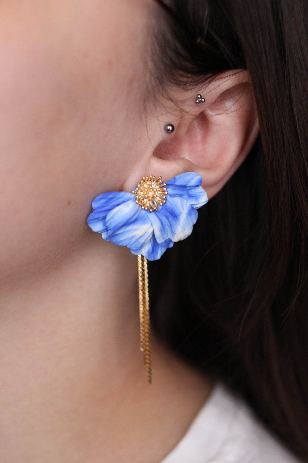 APRIL | Boucles d'oreilles en argile polymère