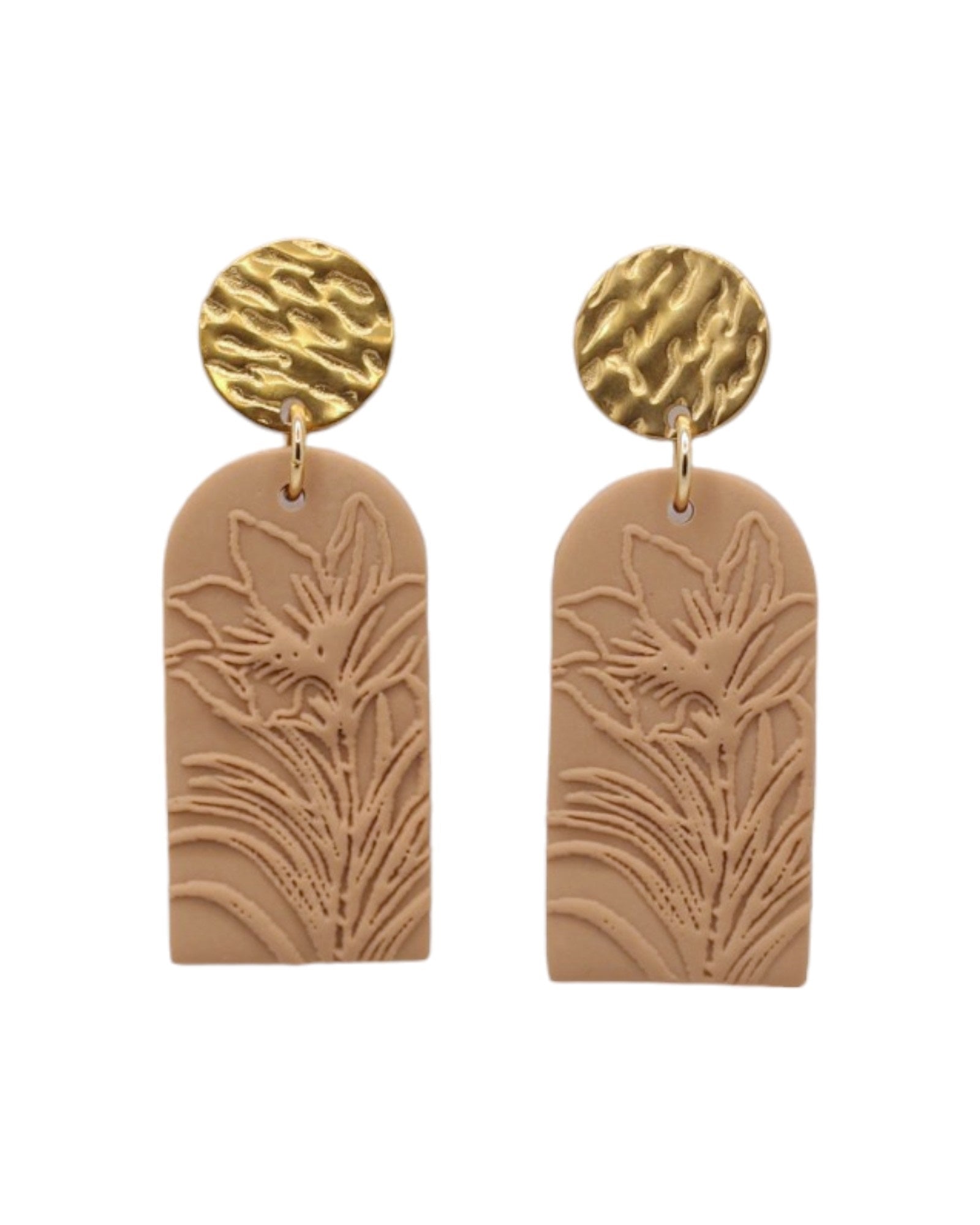FLORA | Boucles d'oreilles en argile polymère