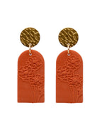 FLORA | Boucles d'oreilles en argile polymère