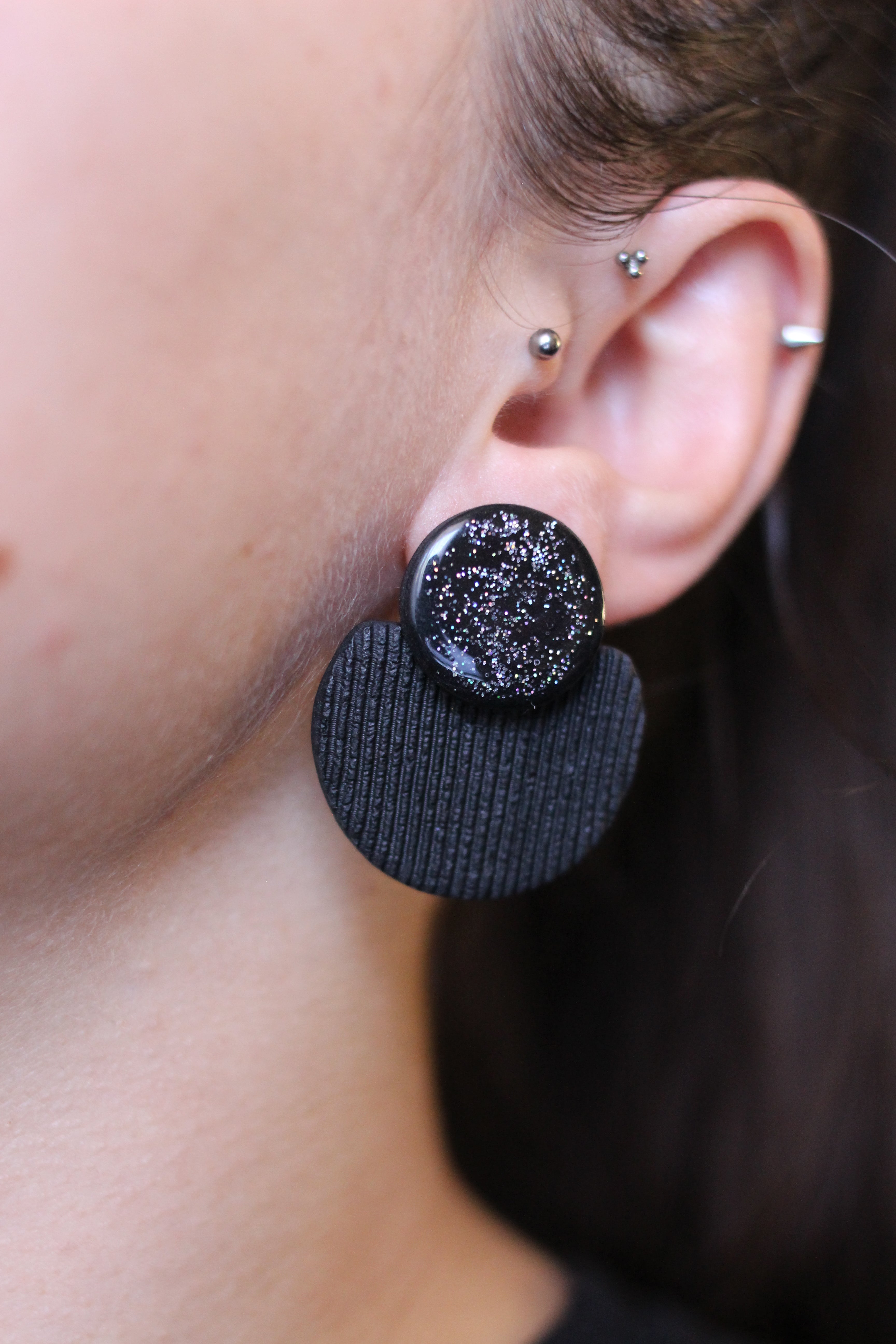 DANIELLA | Boucles d'oreilles en argile polymère