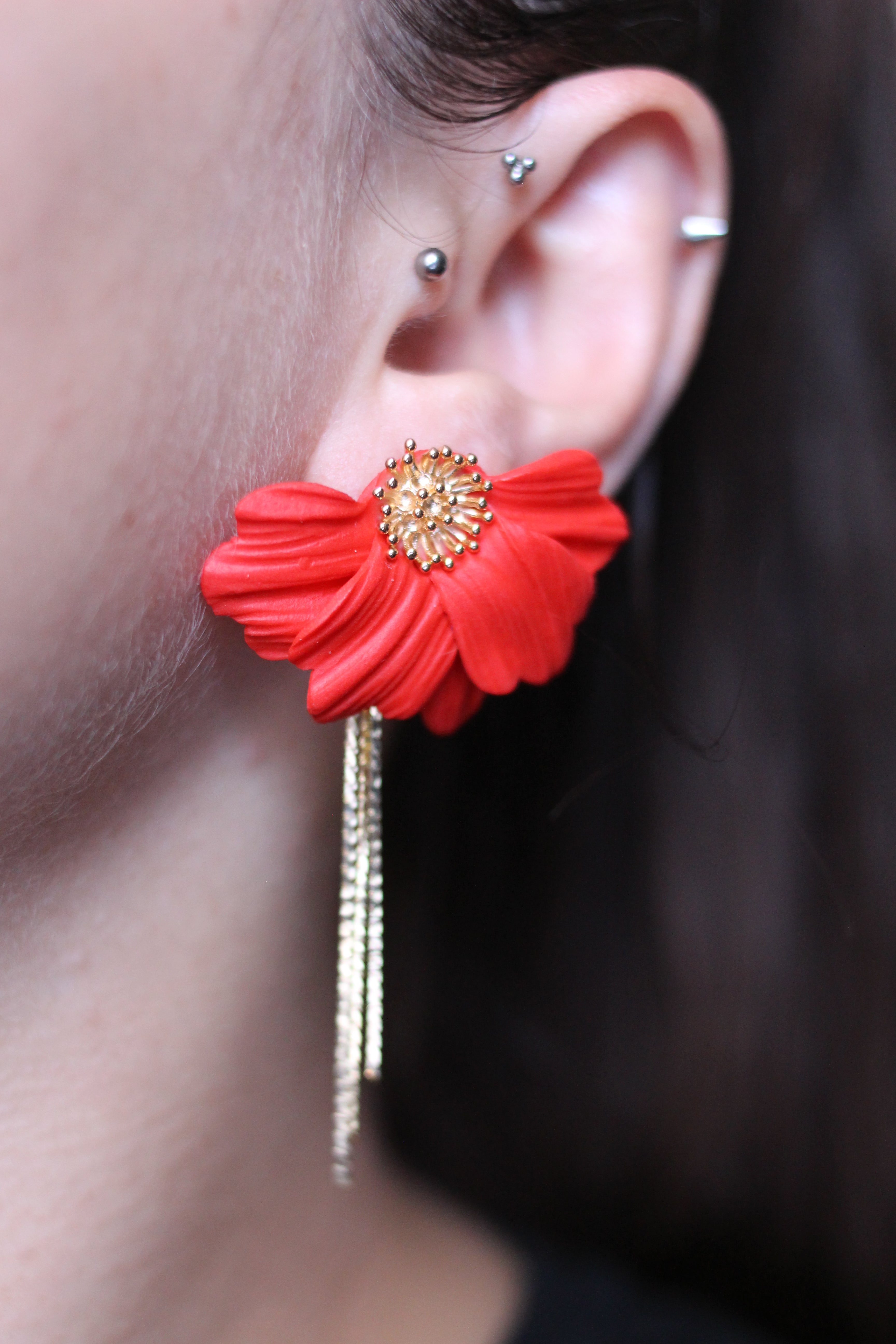 APRIL | Boucles d'oreilles en argile polymère