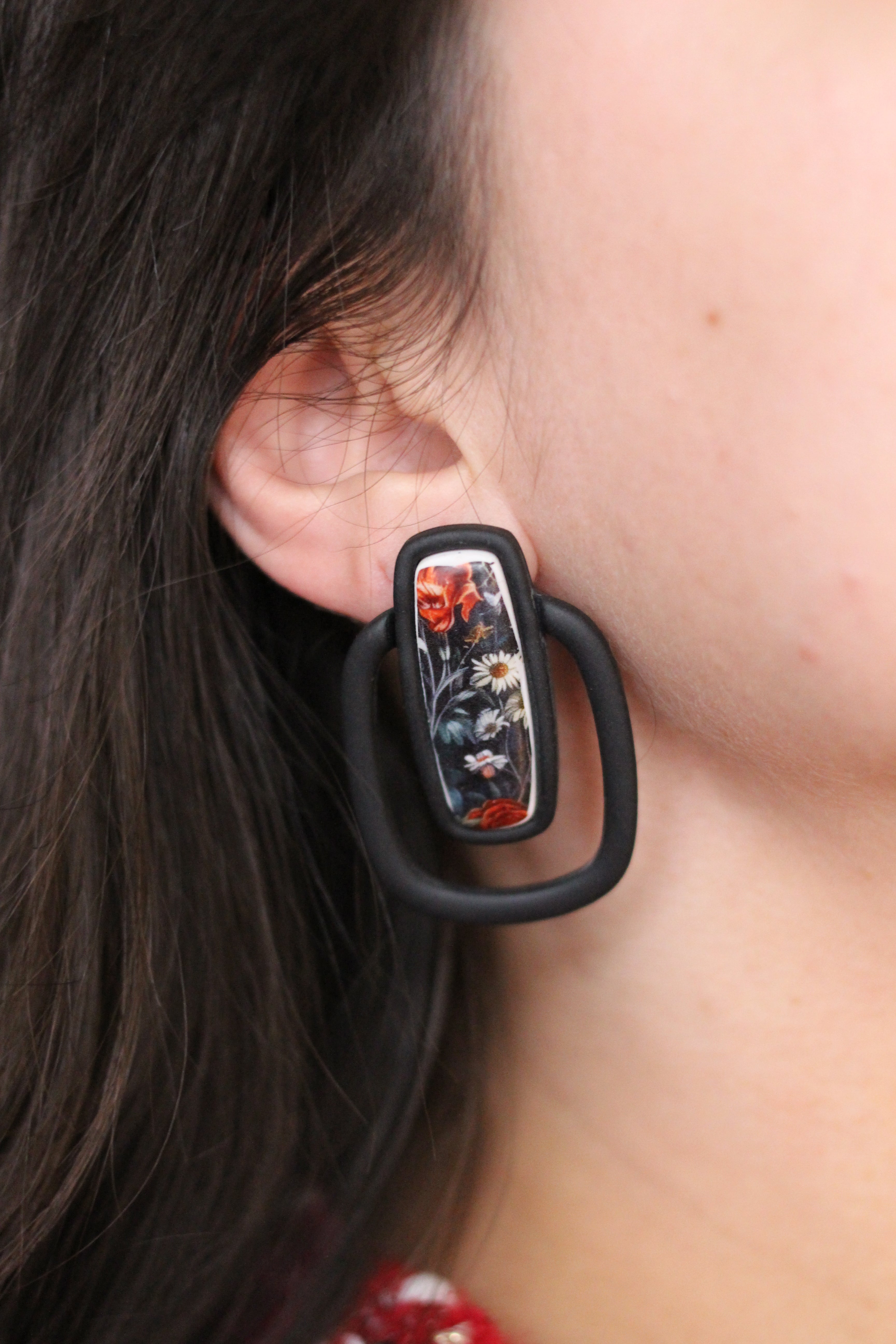 DAHLIA | Boucles d'oreilles en argile polymère