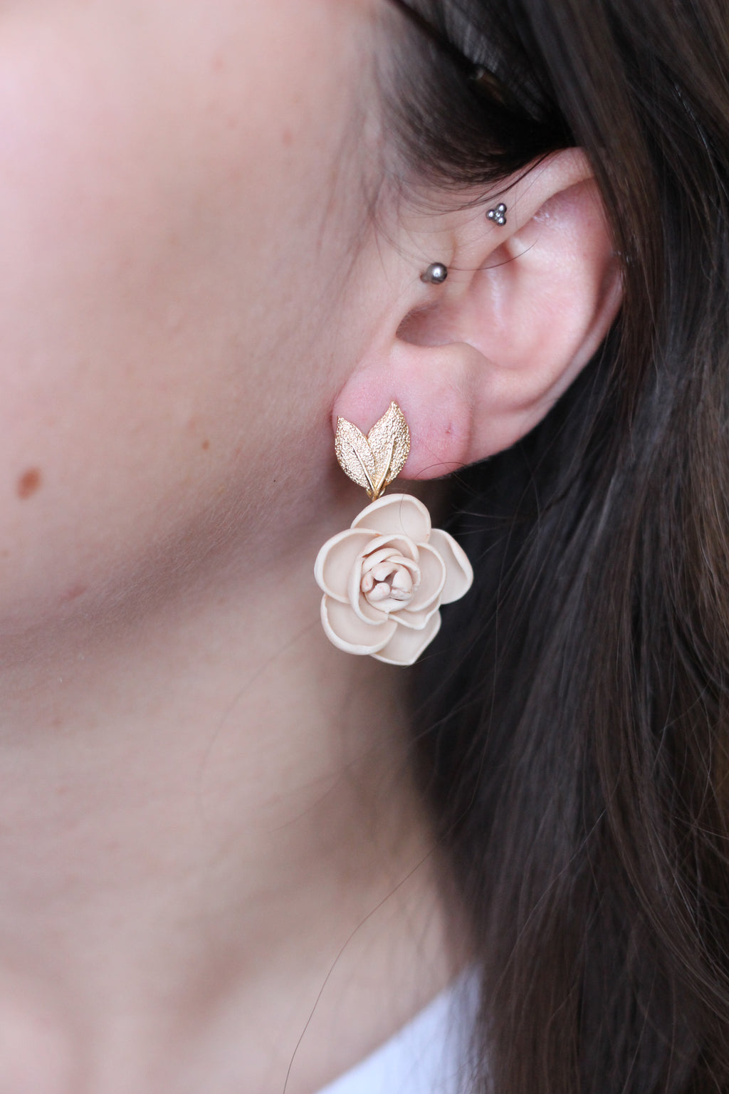 VALENTINE | Boucles d'oreilles en argile polymère