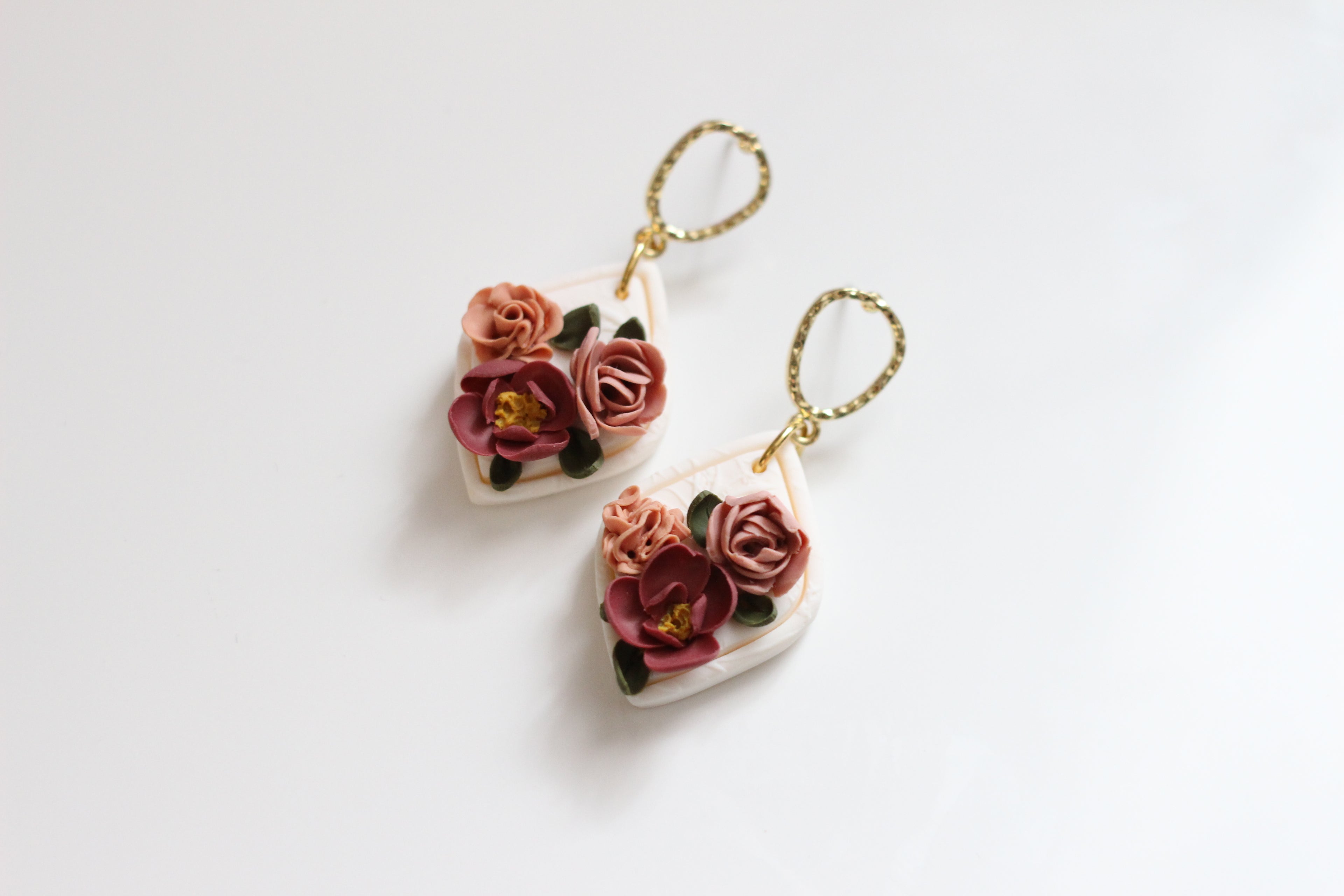 FLORENCE | Boucles d'oreilles en argile polymère