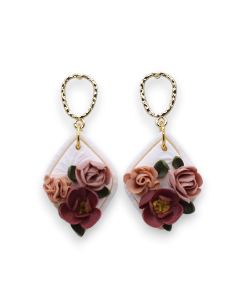 FLORENCE | Boucles d'oreilles en argile polymère