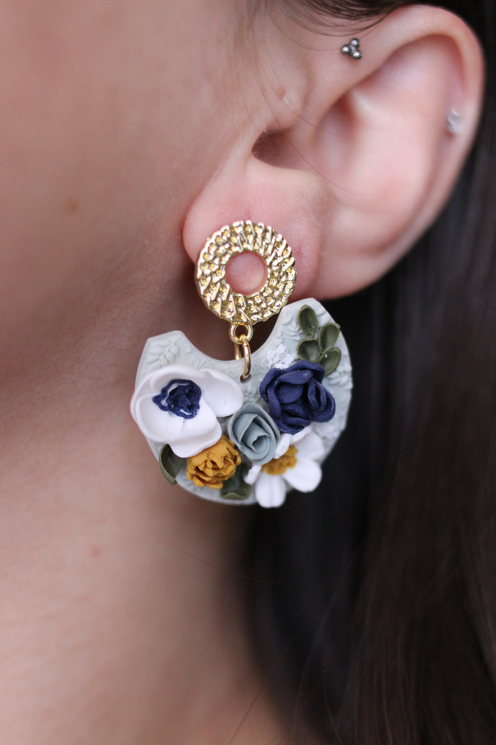 EDEN | Boucles d'oreilles en argile polymère