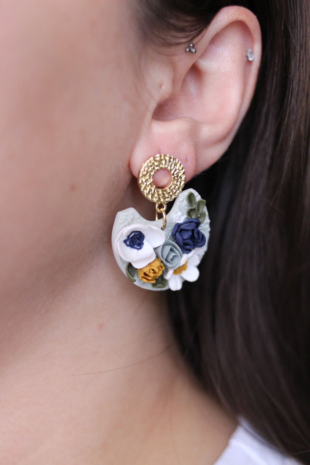 EDEN | Boucles d'oreilles en argile polymère